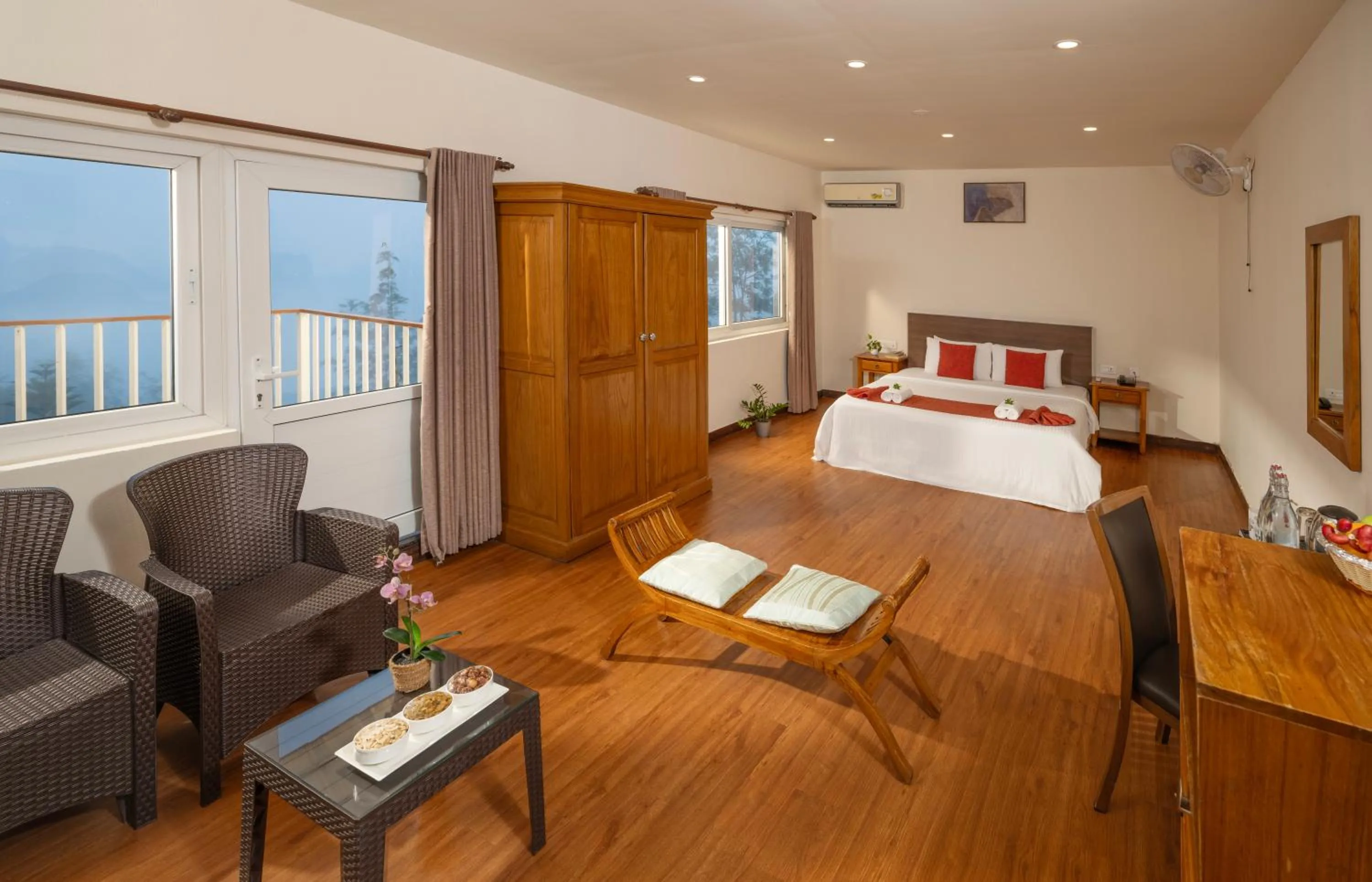 Bedroom, Bed in Winter Vale Green Stay Resorts