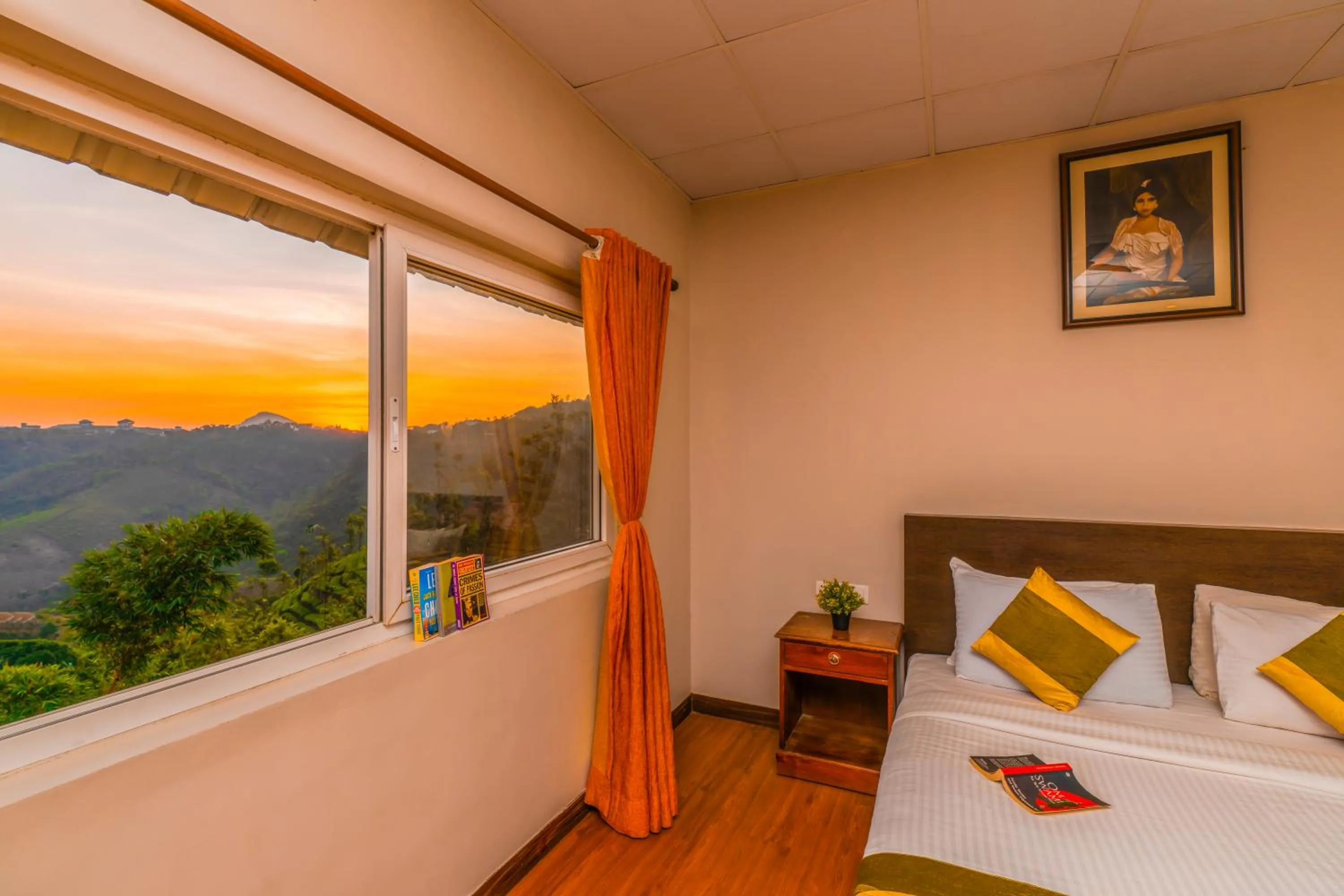 Natural landscape, Bed in Winter Vale Green Stay Resorts