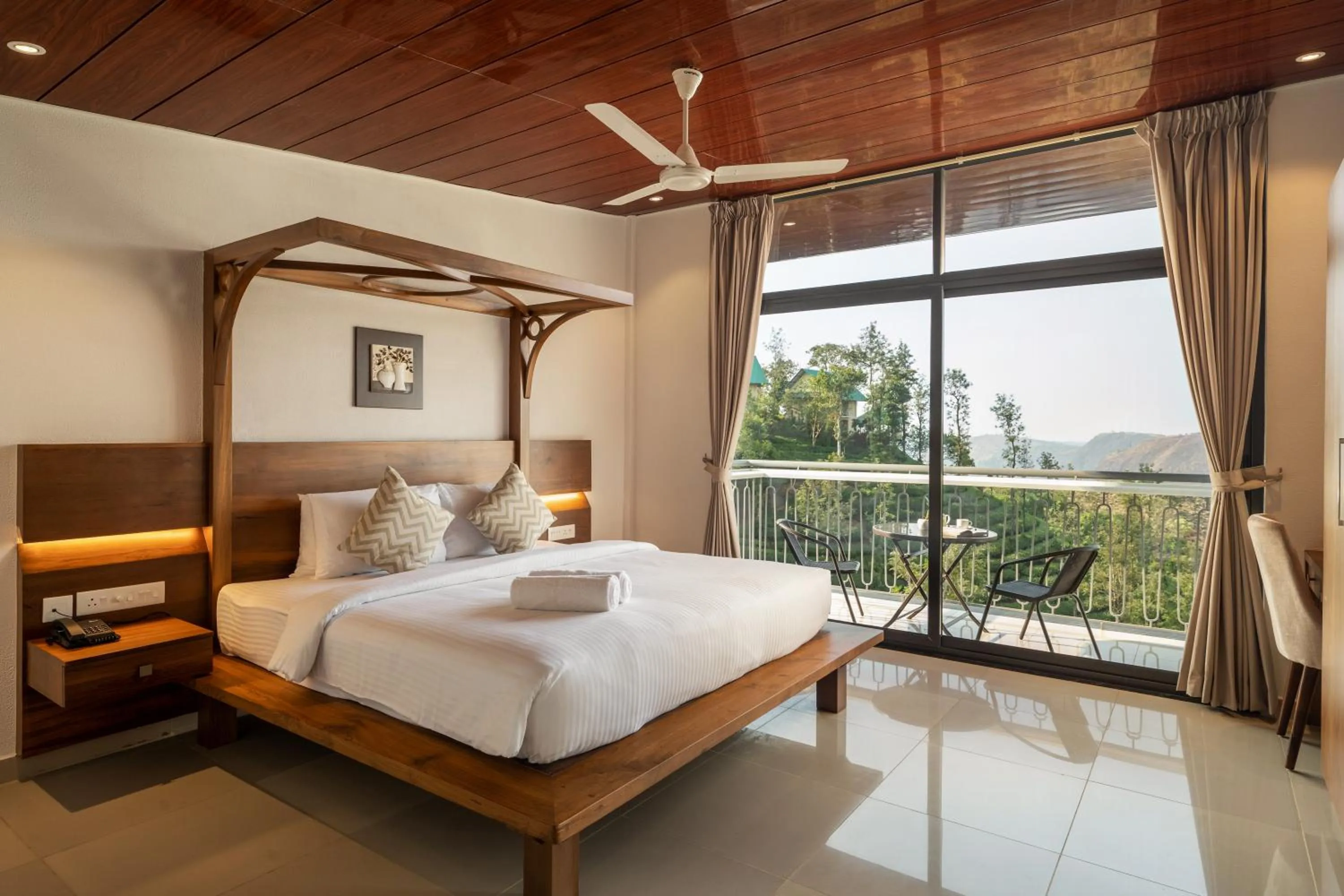 Bed in Winter Vale Green Stay Resorts