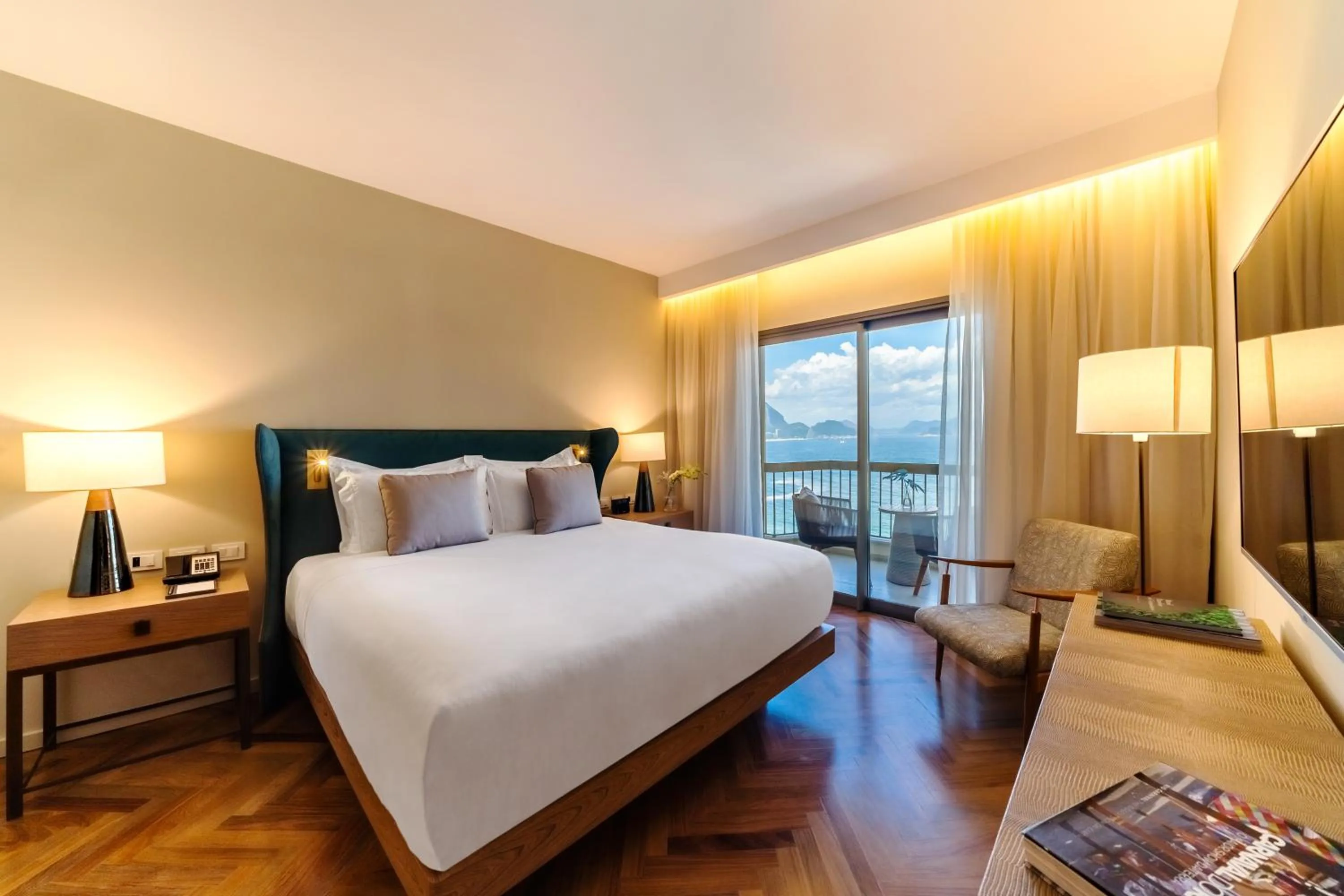 Bed in Fairmont Rio de Janeiro Copacabana