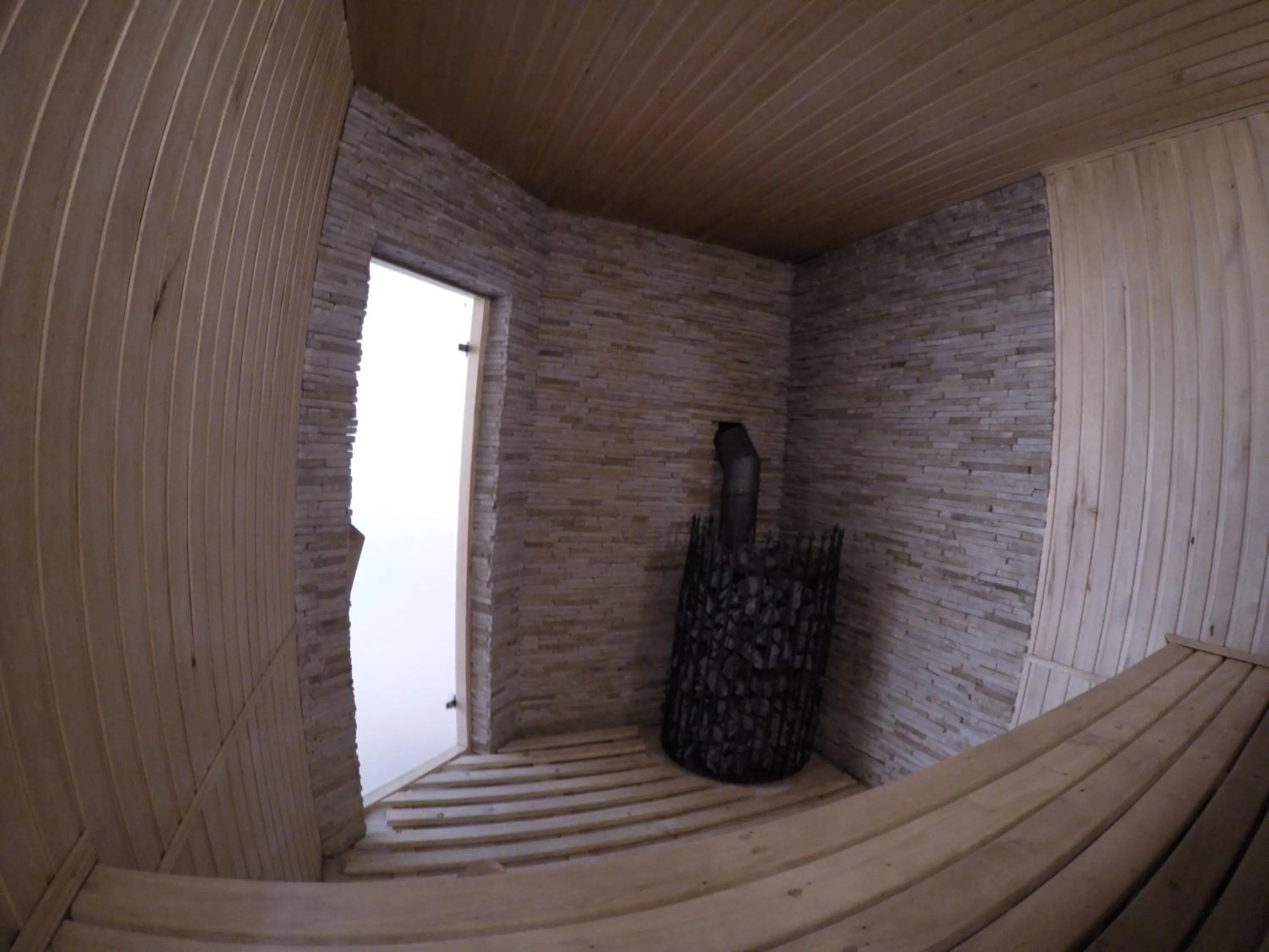 Sauna in Lavina Hotel