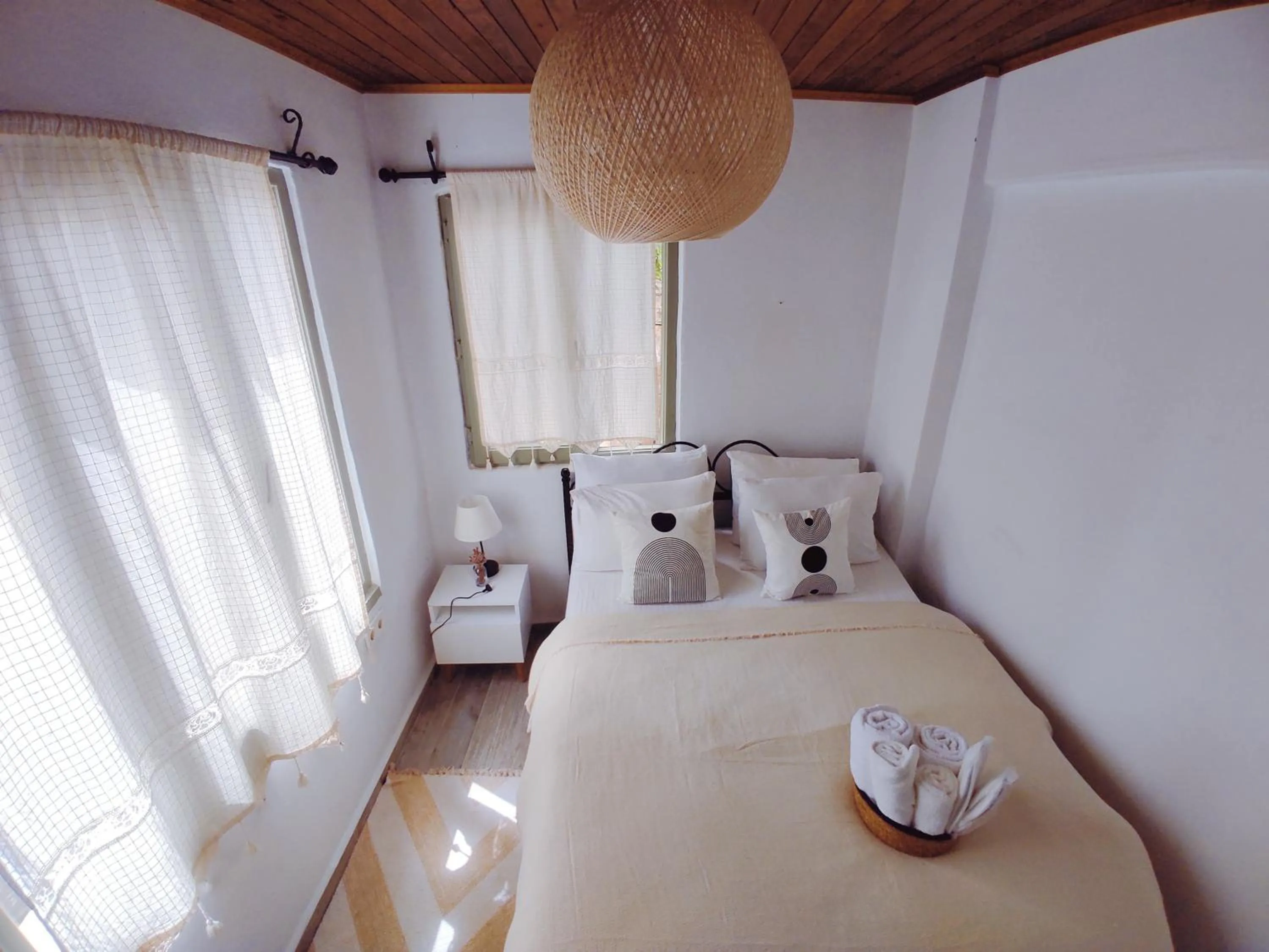 Bed in Kidoni Macaron Guesthouse