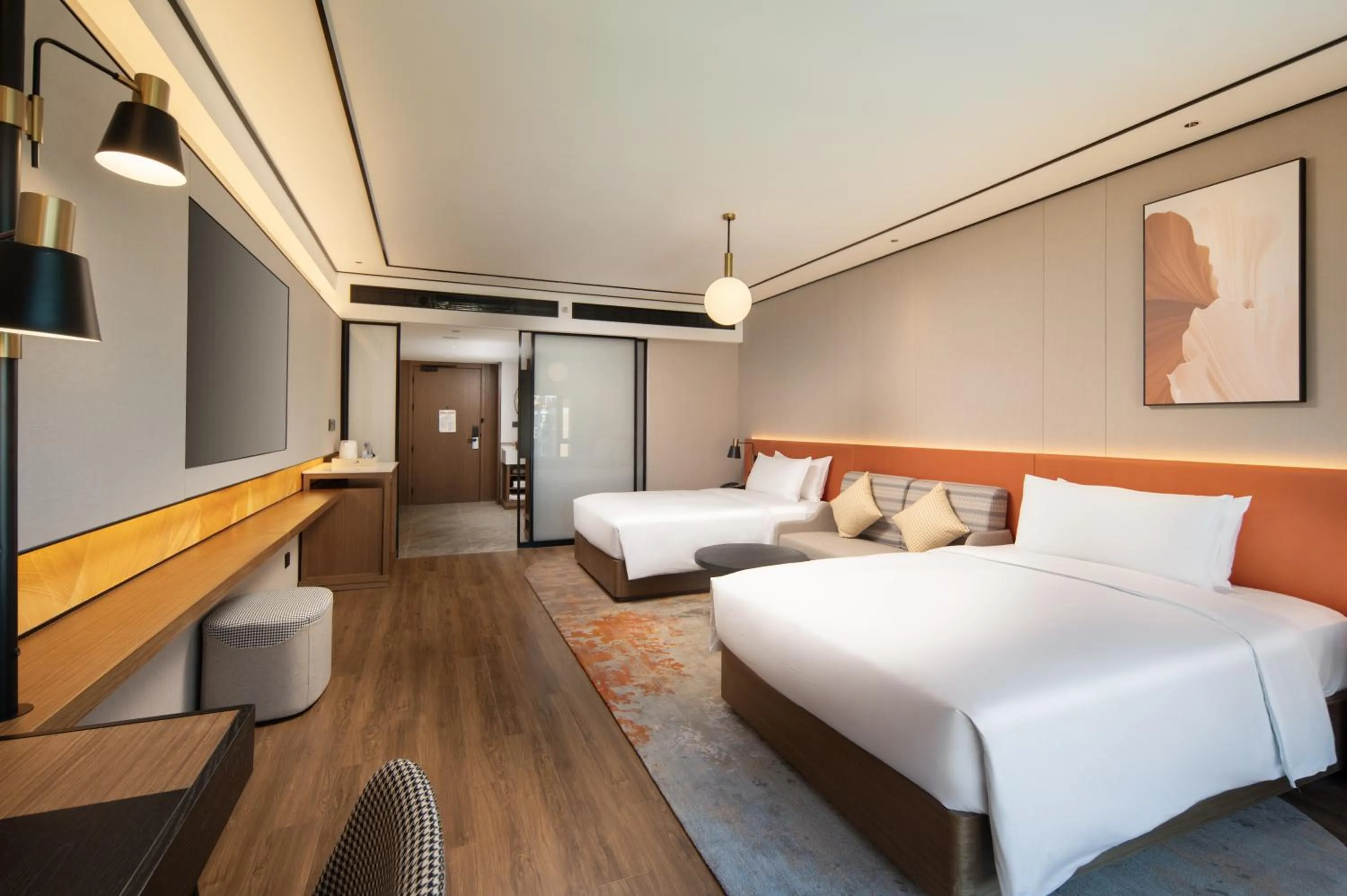 Bed in Hilton Garden Inn Beijing West Railway Station