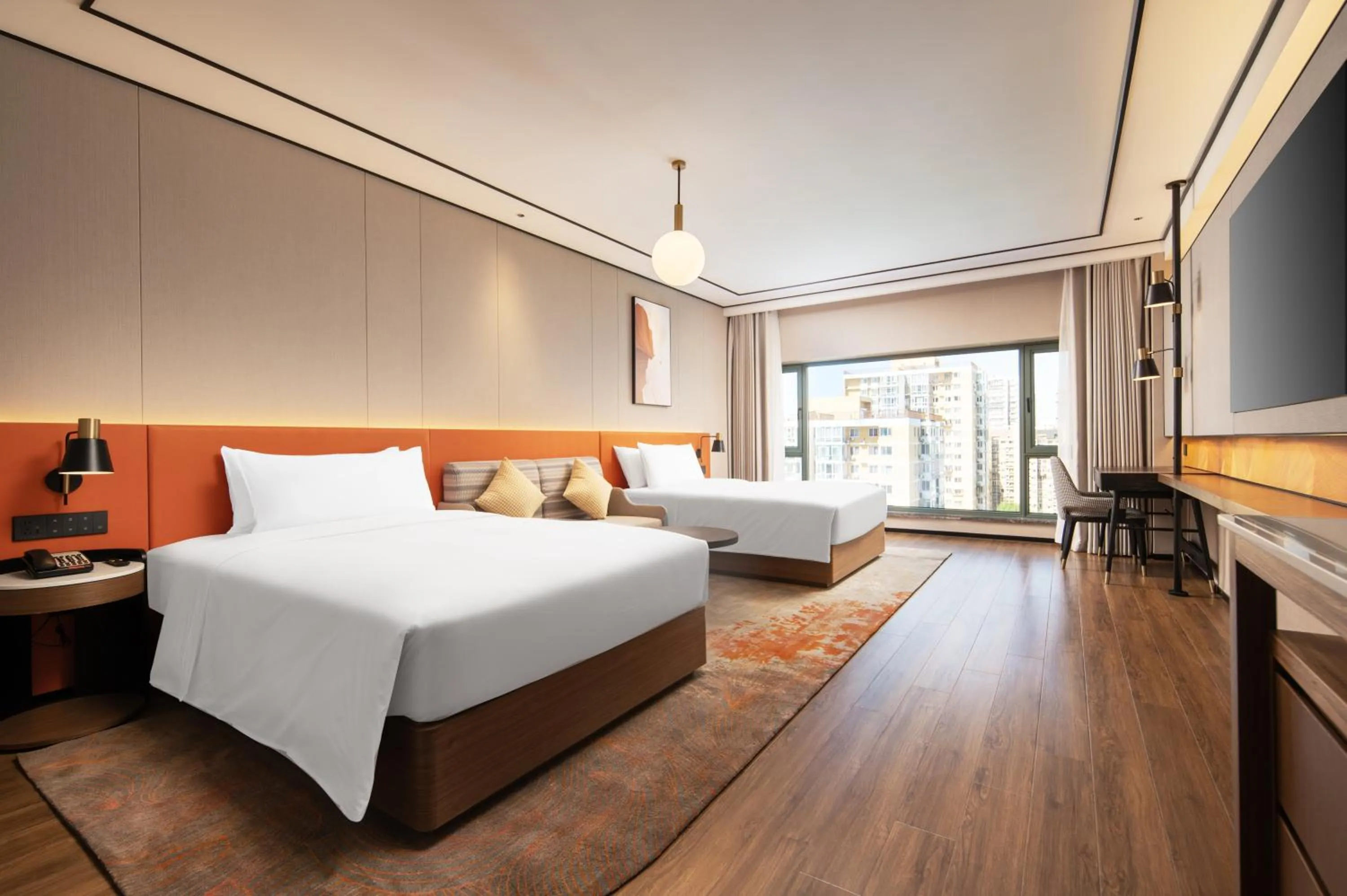 Bed in Hilton Garden Inn Beijing West Railway Station