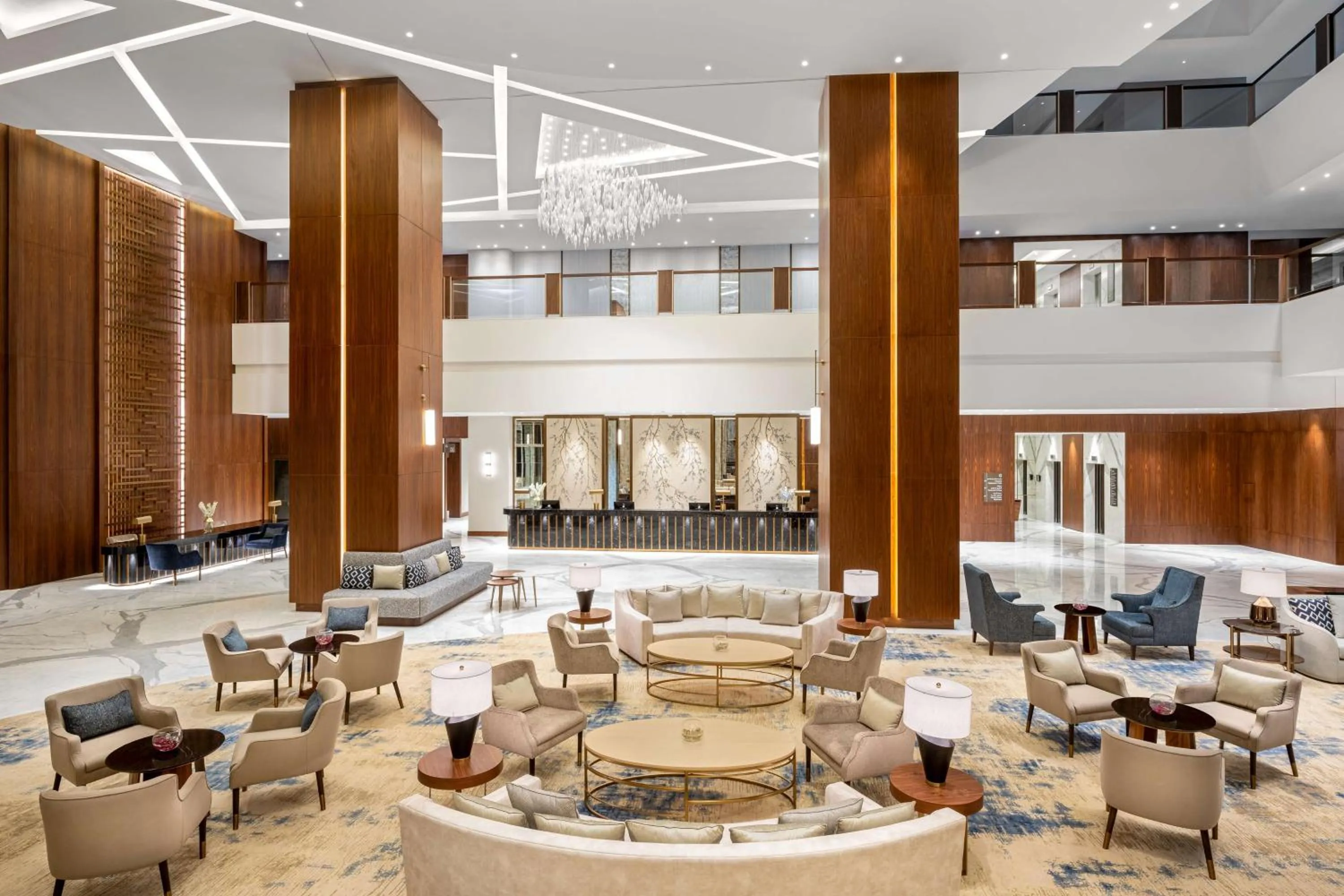 Lobby or reception in Hilton Al Khobar King Fahd Causeway