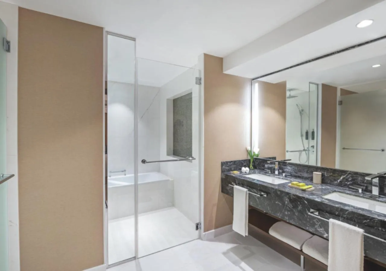 Bathroom in Hilton Al Khobar King Fahd Causeway