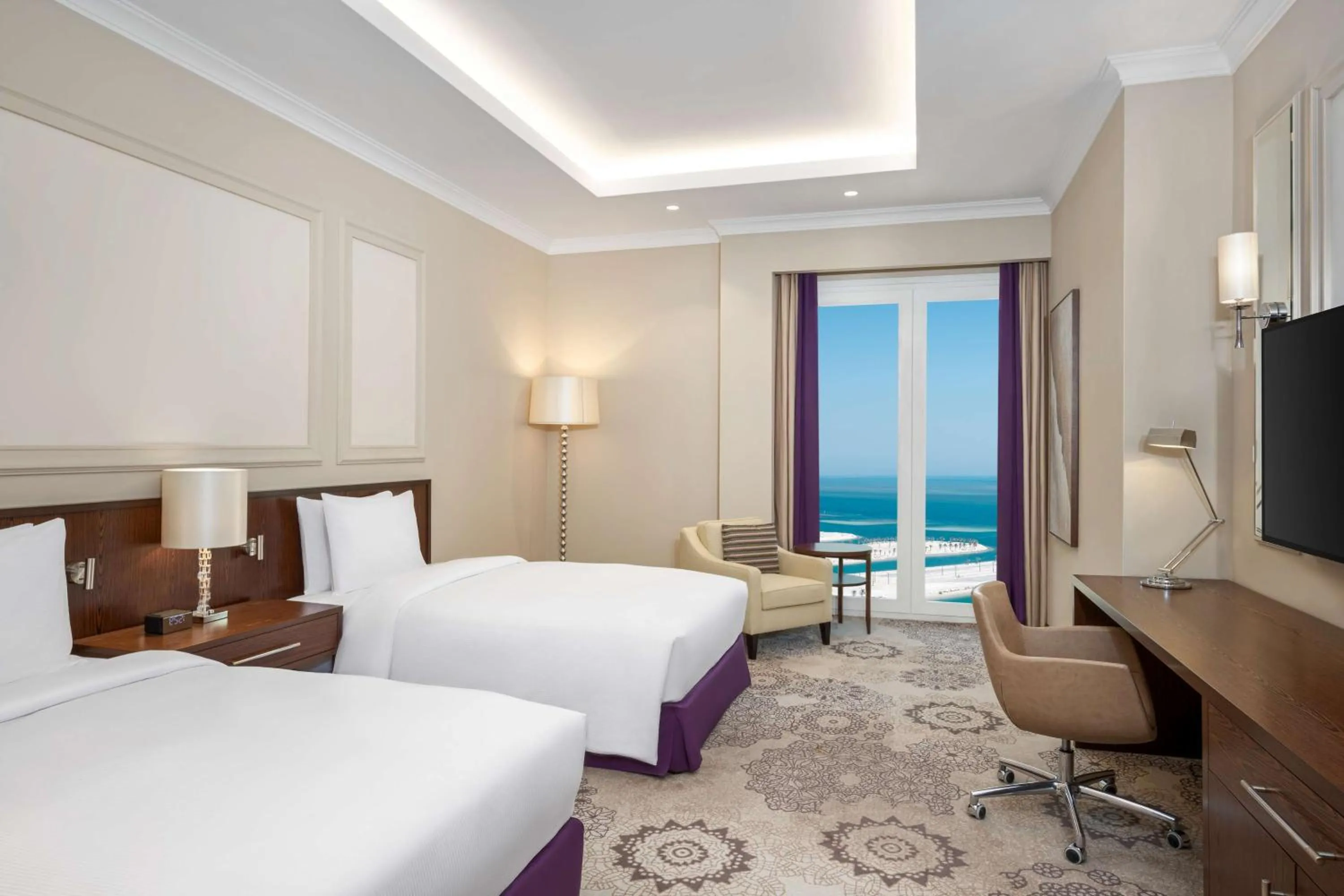 Bed in Hilton Al Khobar King Fahd Causeway