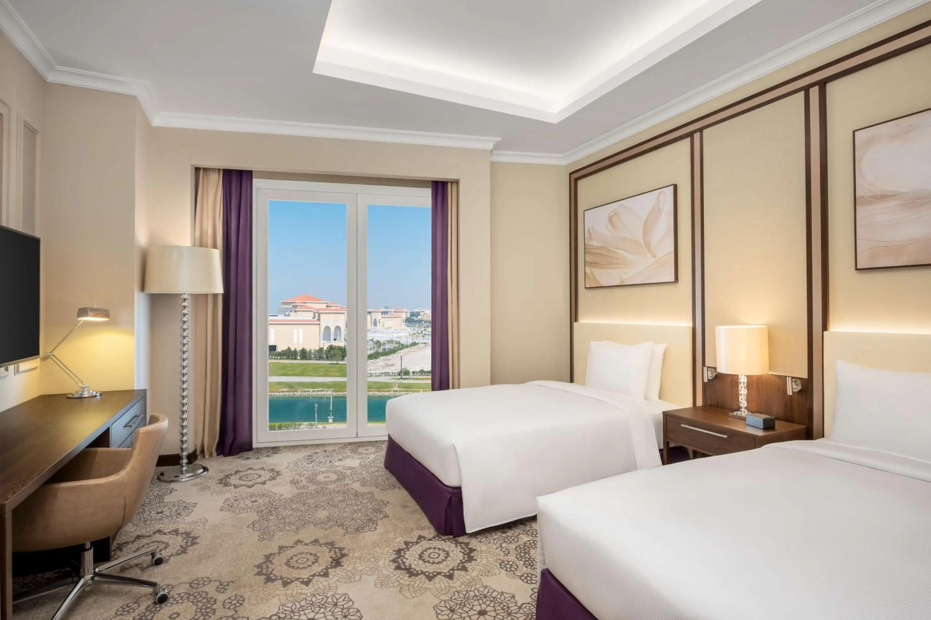 Bed in Hilton Al Khobar King Fahd Causeway