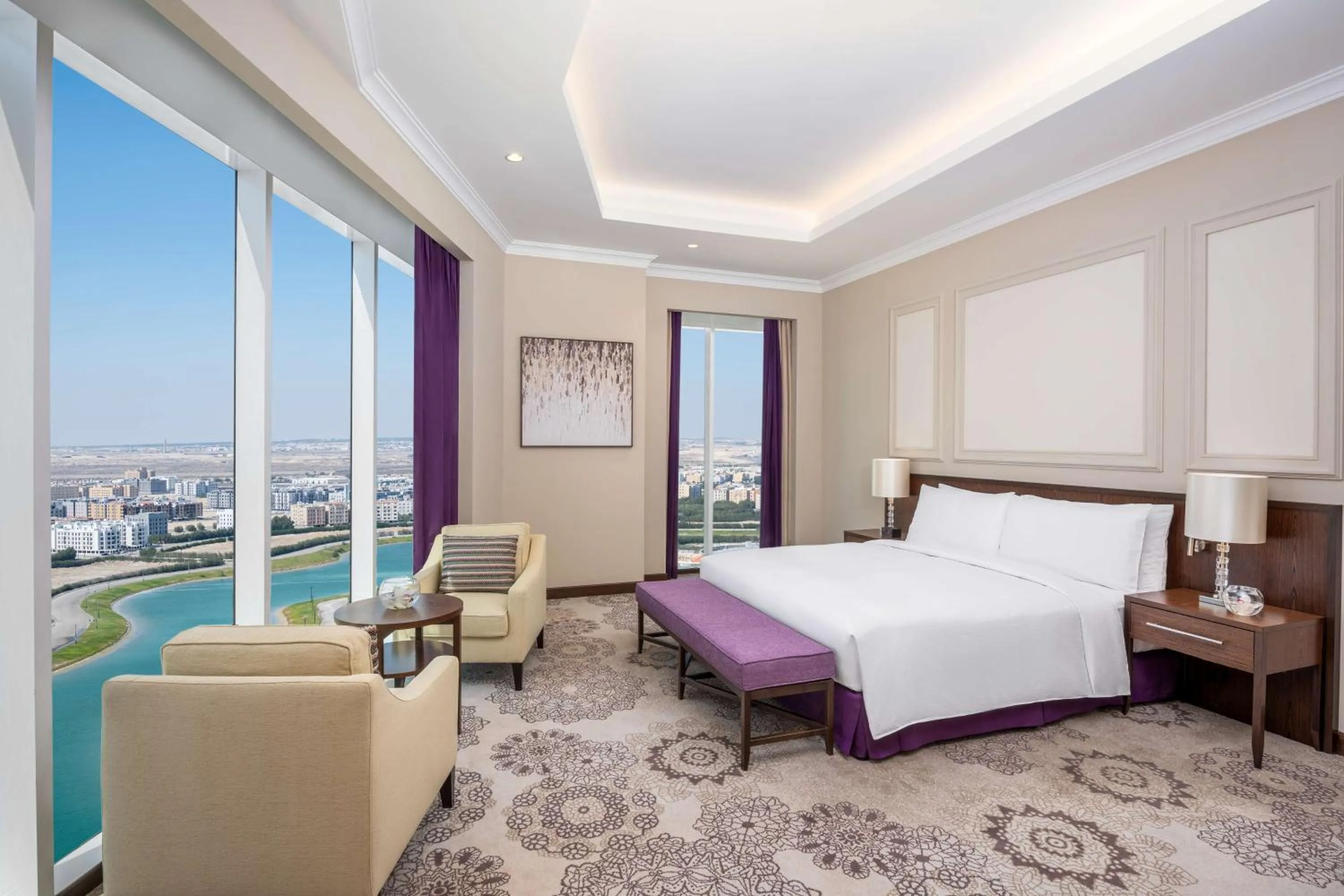 Bed in Hilton Al Khobar King Fahd Causeway