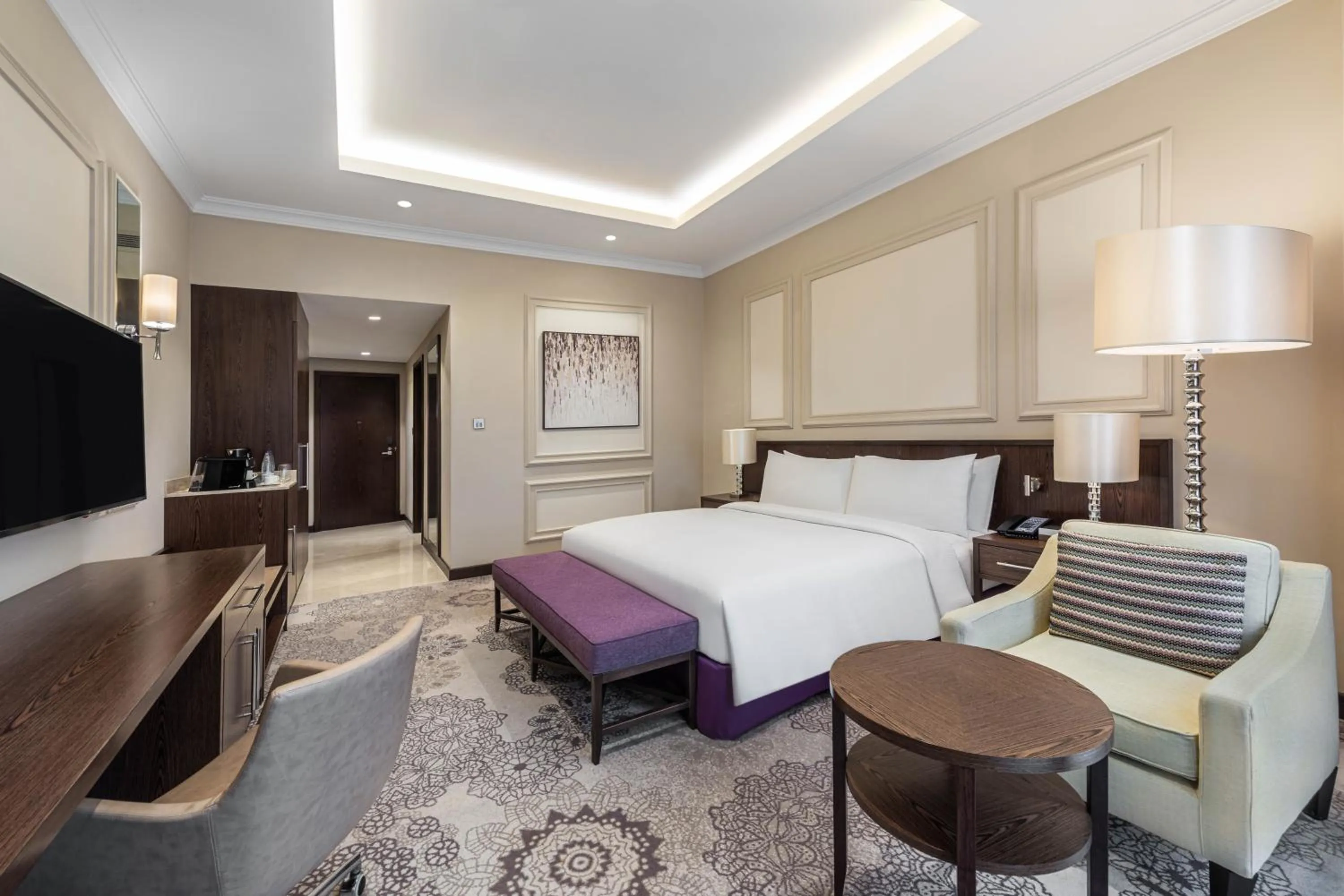Bed in Hilton Al Khobar King Fahd Causeway