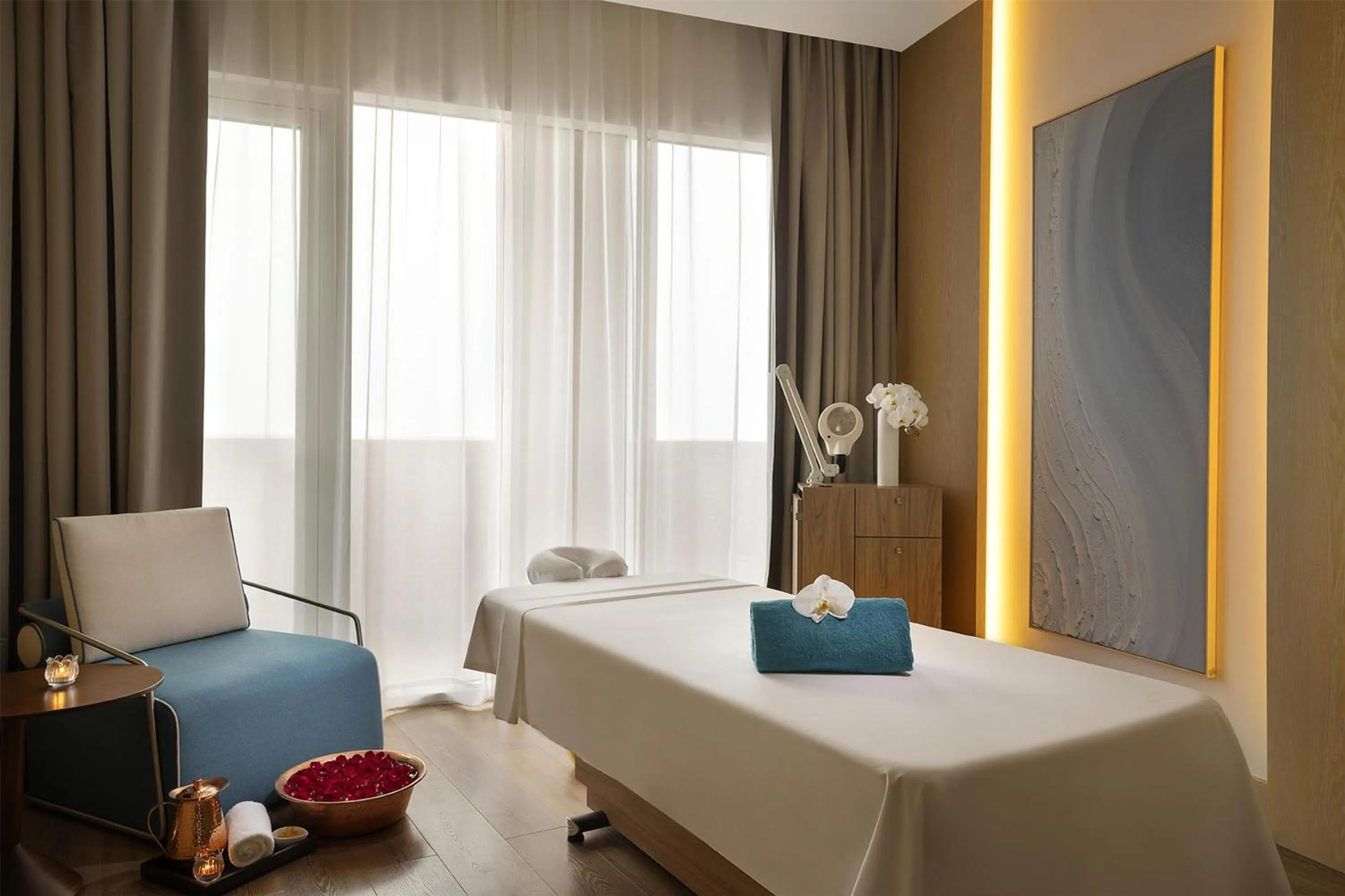 Spa and wellness centre/facilities, Bed in Hilton Al Khobar King Fahd Causeway