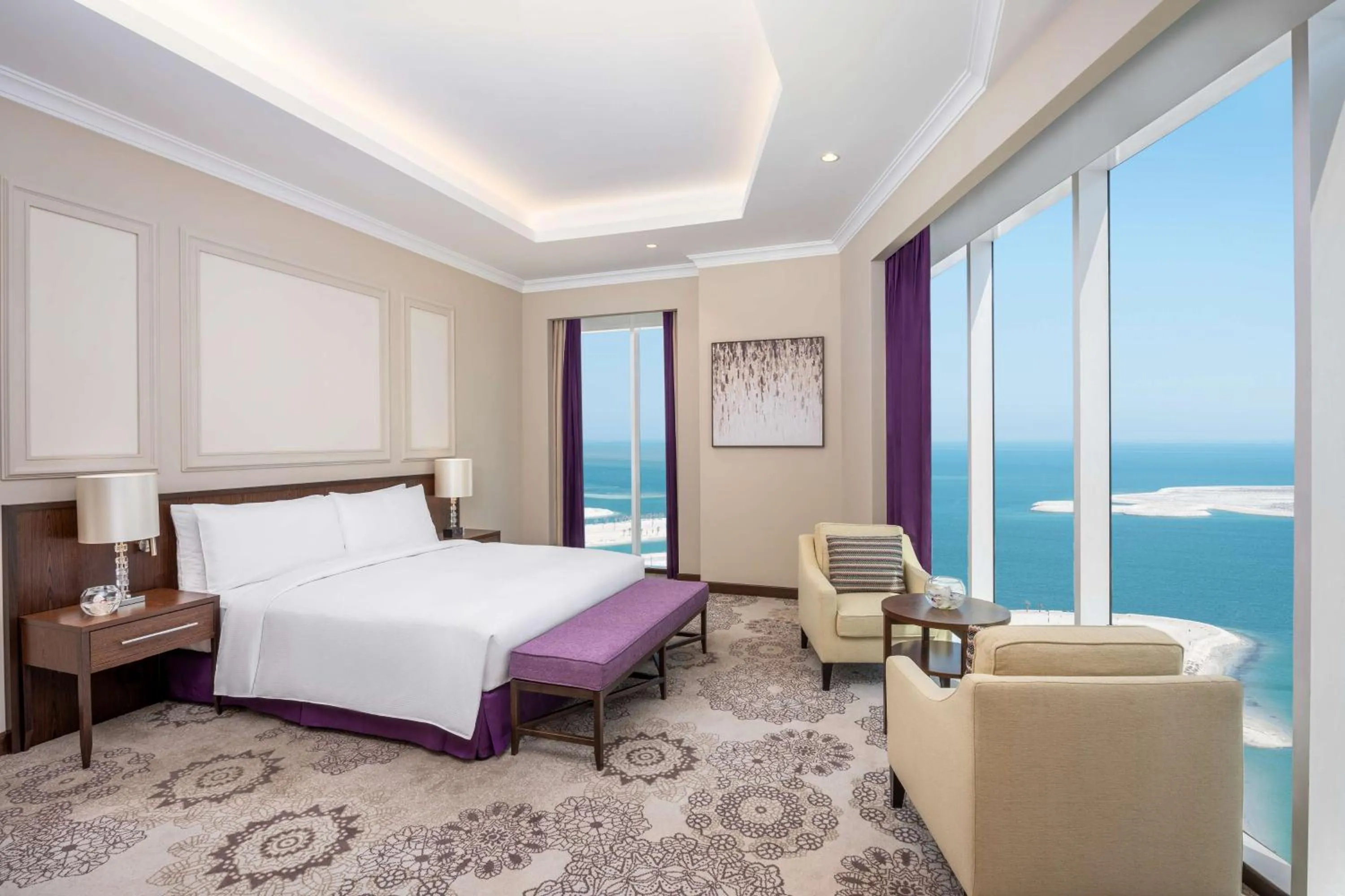 Bed in Hilton Al Khobar King Fahd Causeway