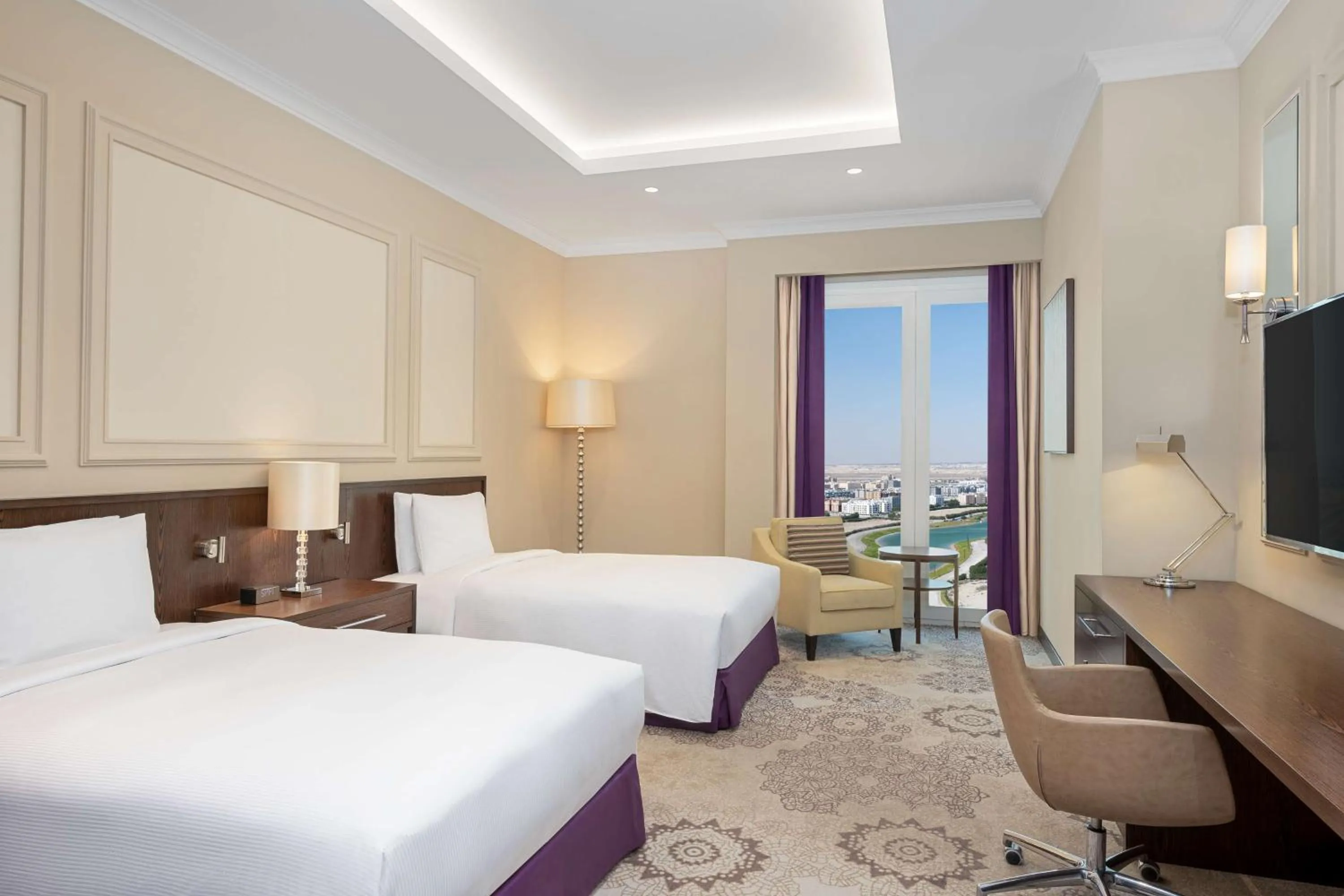 Bed in Hilton Al Khobar King Fahd Causeway
