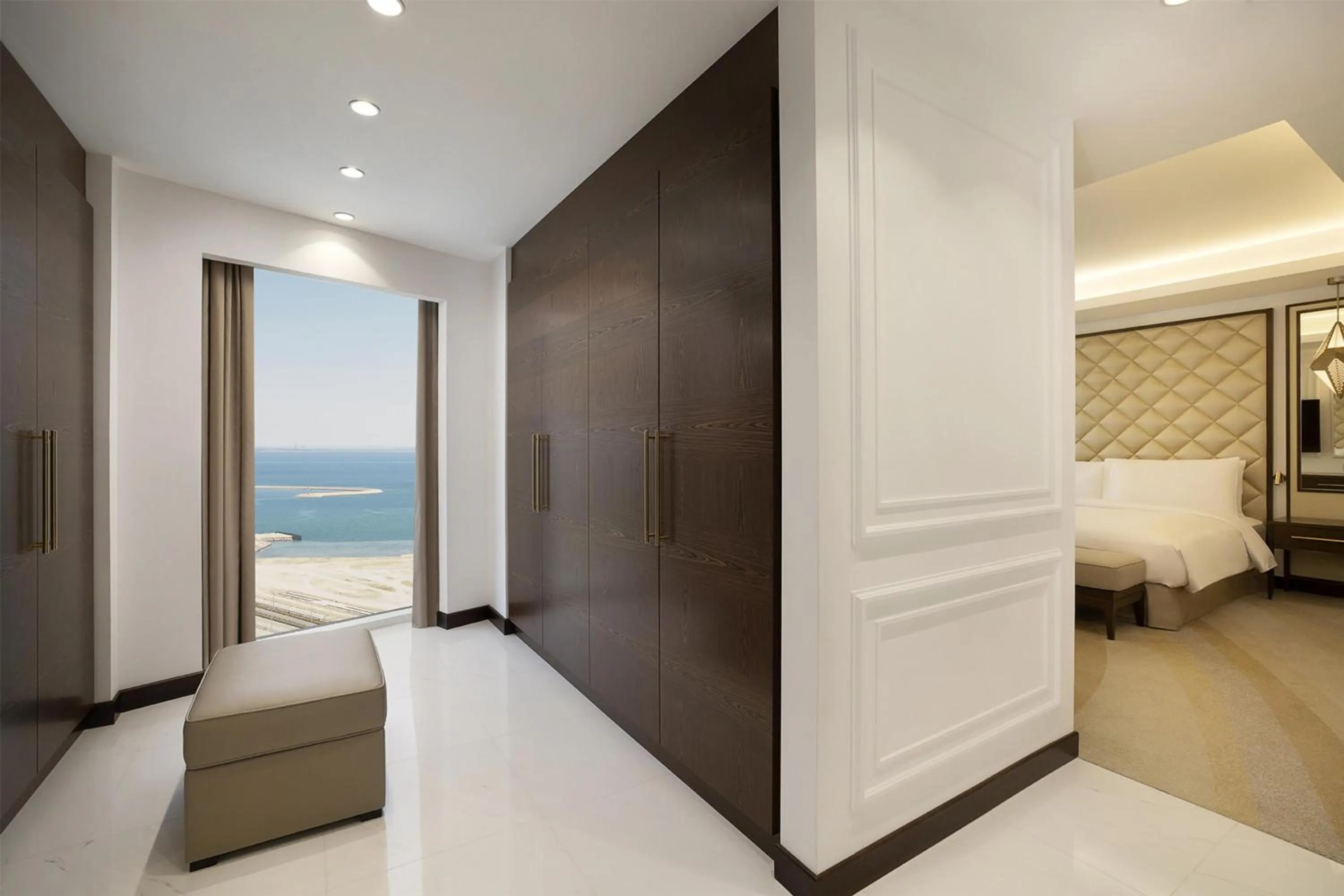 View (from property/room), Bed in Hilton Al Khobar King Fahd Causeway