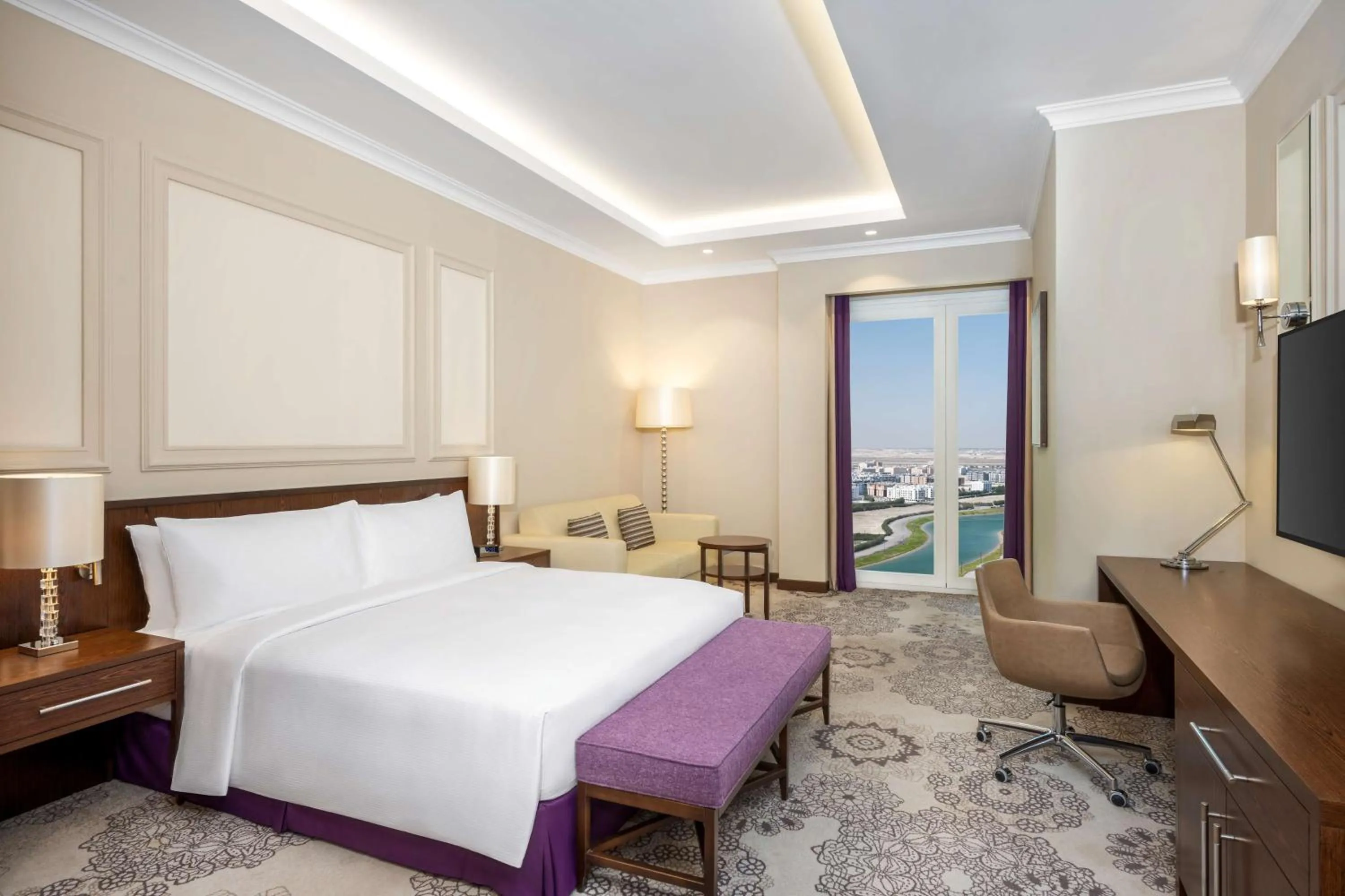 Bed in Hilton Al Khobar King Fahd Causeway