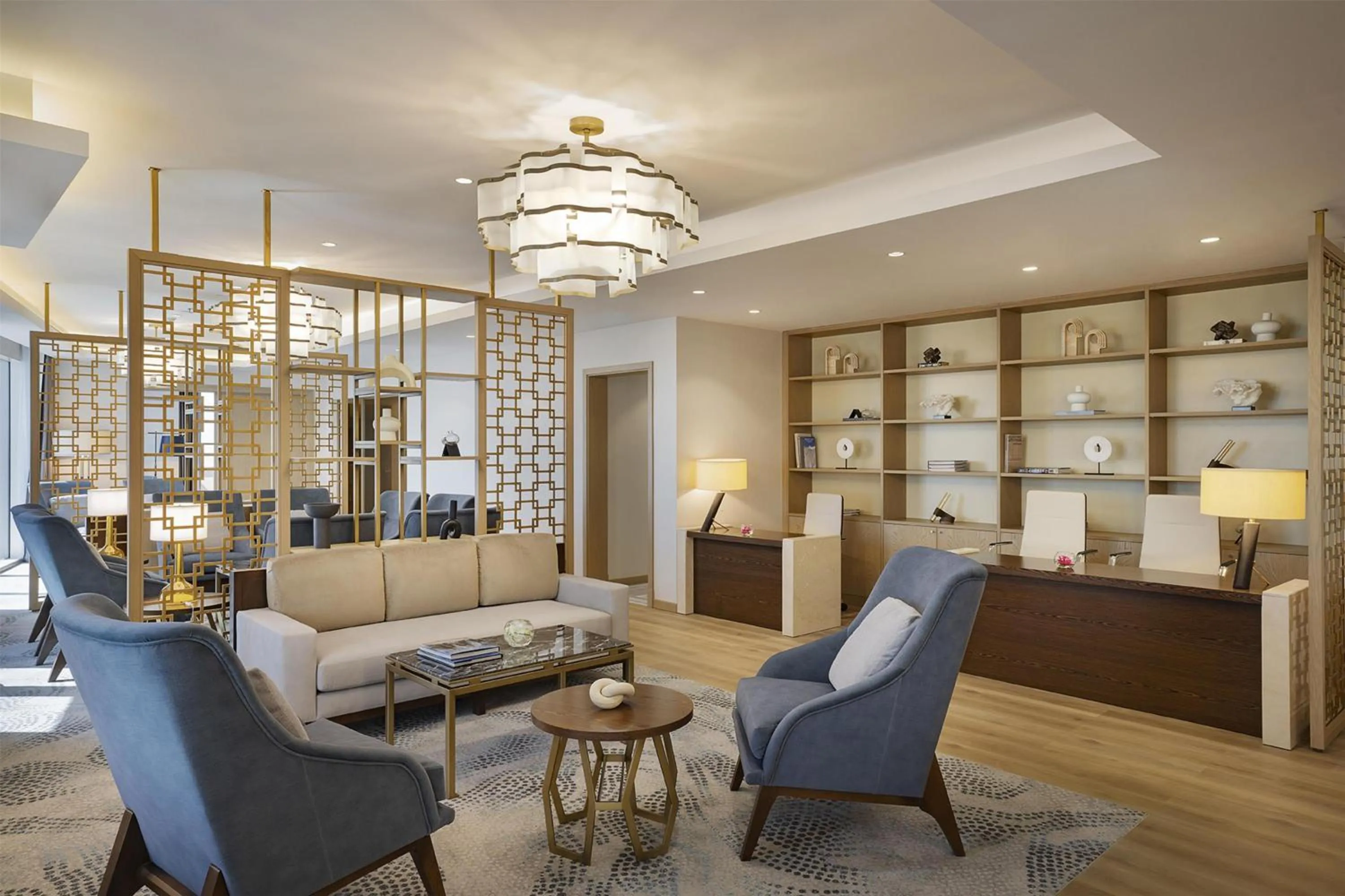 Lobby or reception in Hilton Al Khobar King Fahd Causeway