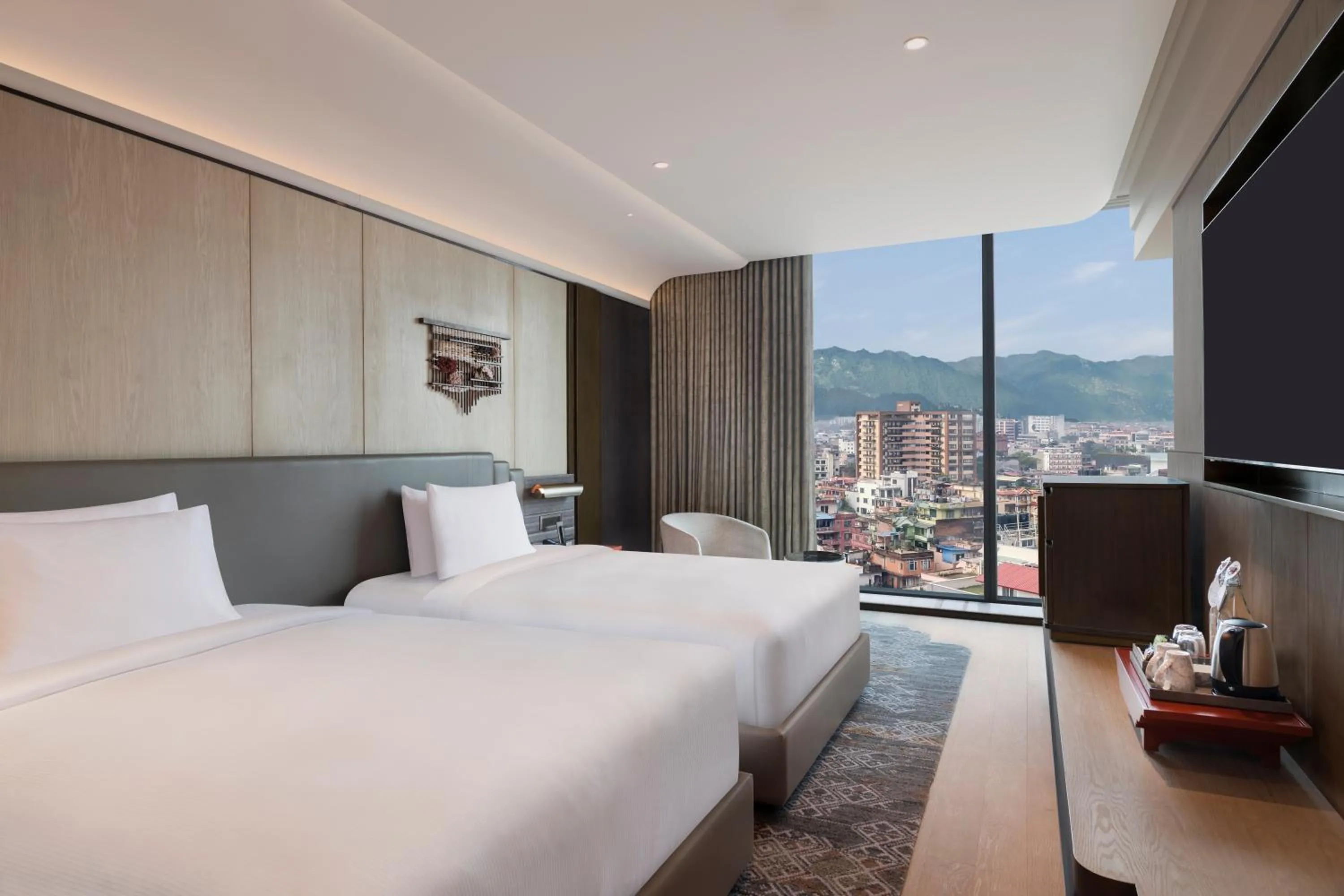 Bed in Hilton Kathmandu