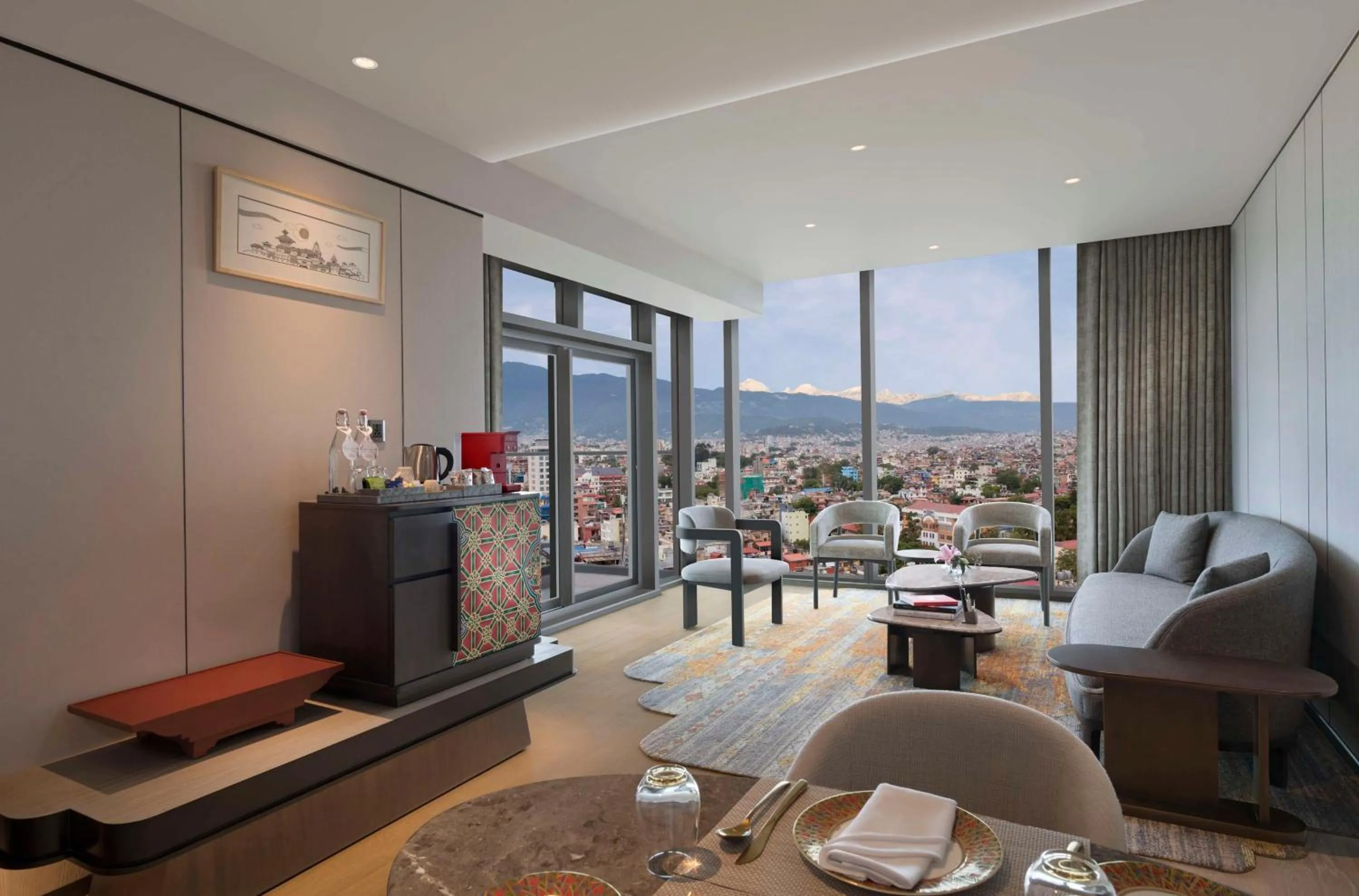 Living room in Hilton Kathmandu