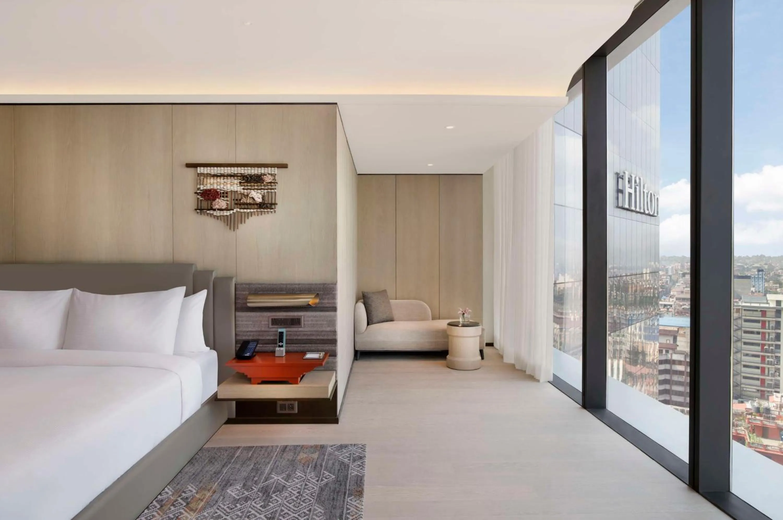 Bed in Hilton Kathmandu