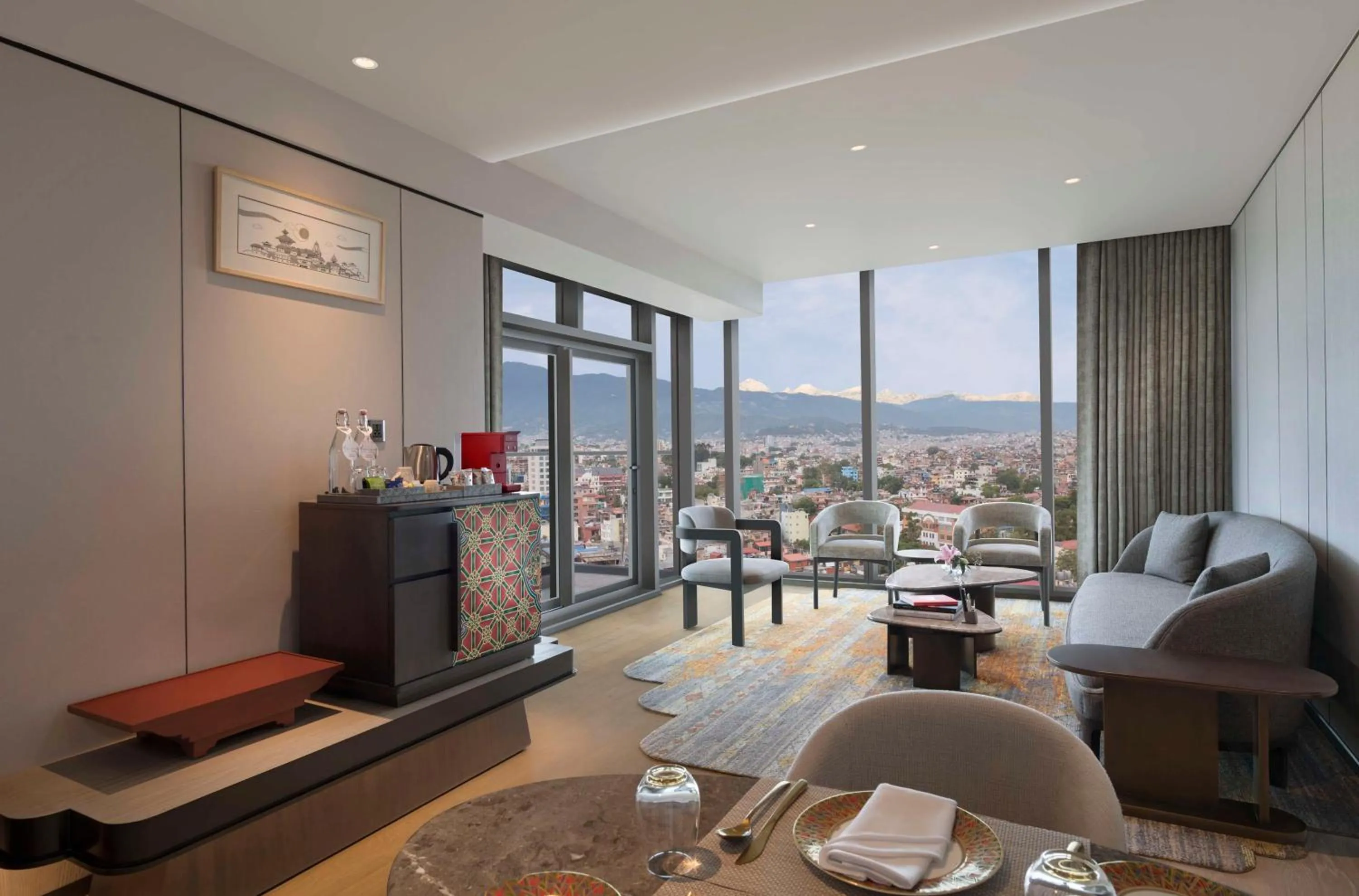 Living room in Hilton Kathmandu