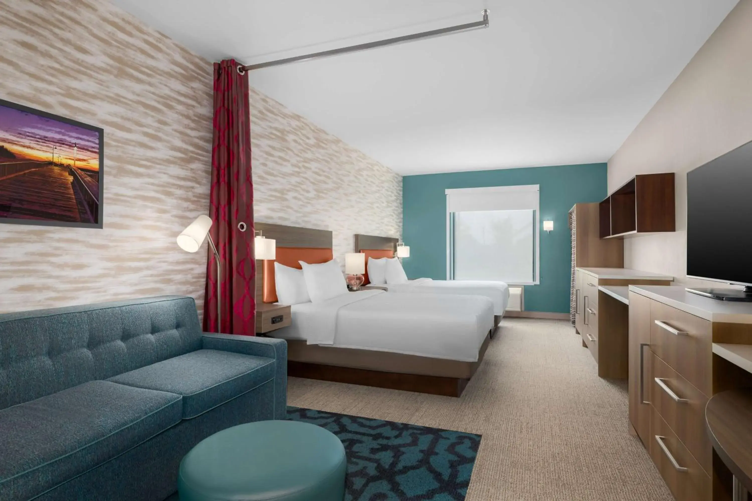 Studio Suite with Two Queen Beds in Home2 Suites By Hilton Virginia Beach Princess Anne Studio Suite with Two Queen Beds in Home2 Suites By Hilton Virginia Beach Princess Anne