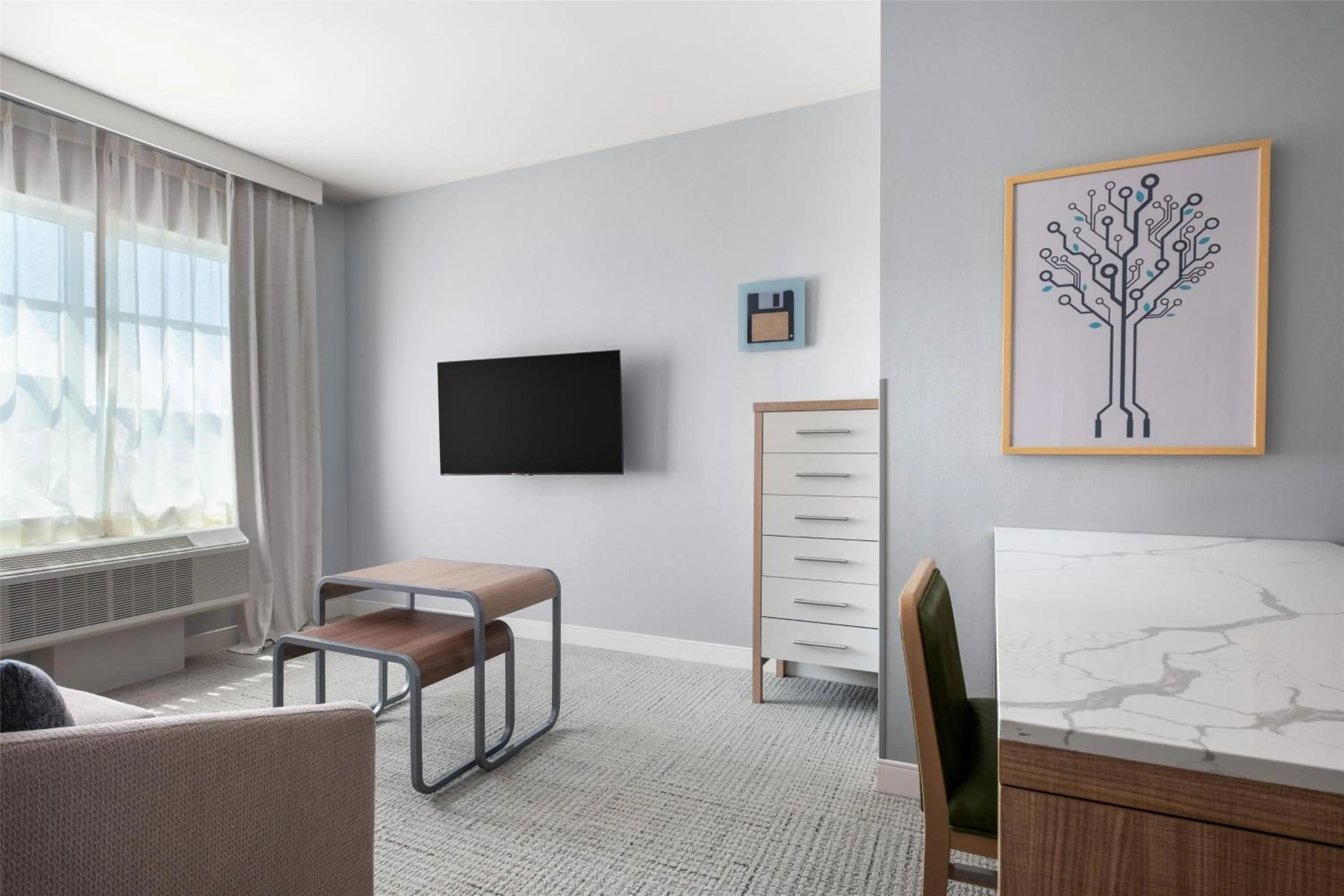 Living room in Homewood Suites By Hilton Fremont