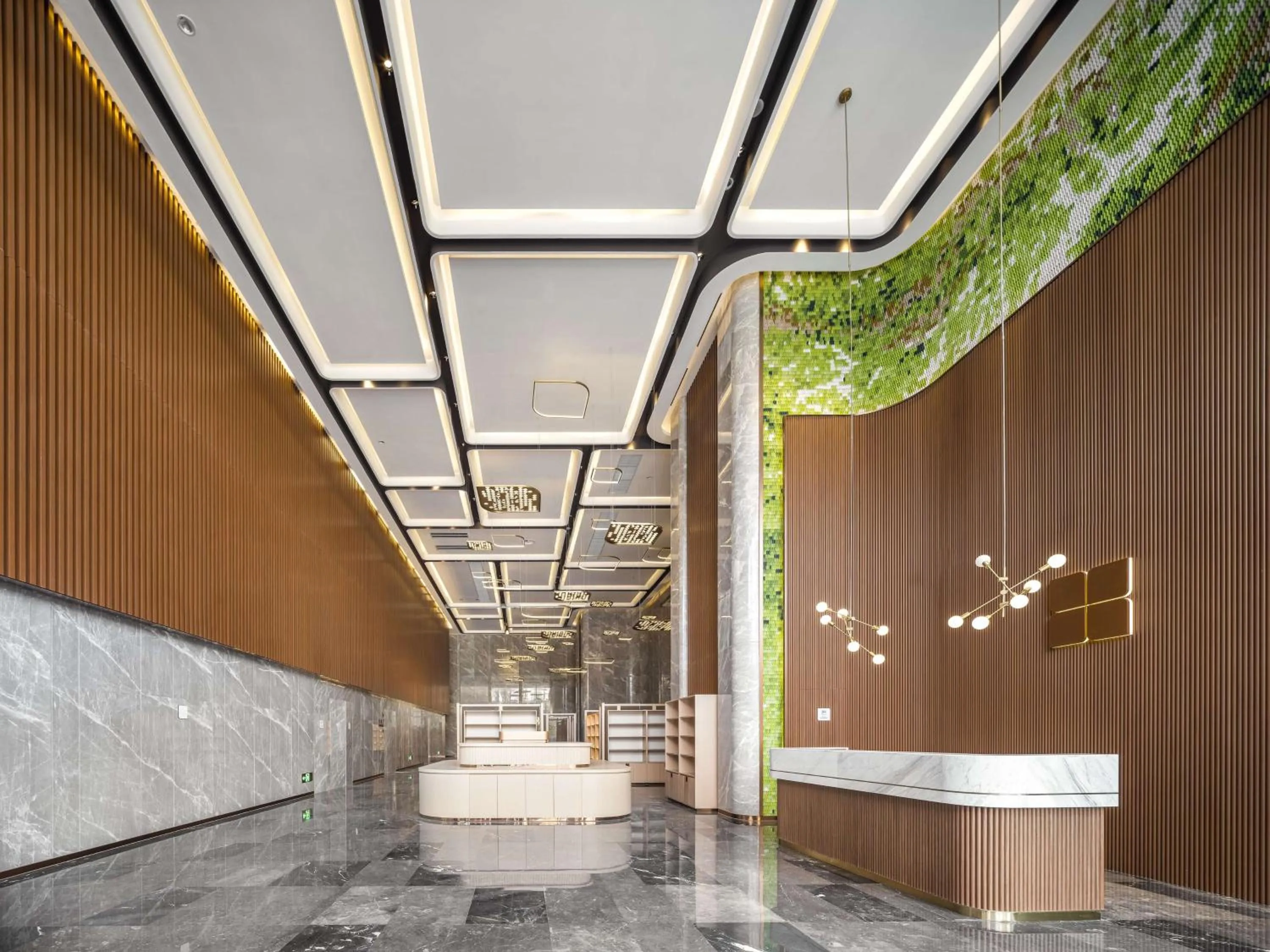 Lobby or reception in Hilton Garden Inn Taiyuan Binhe
