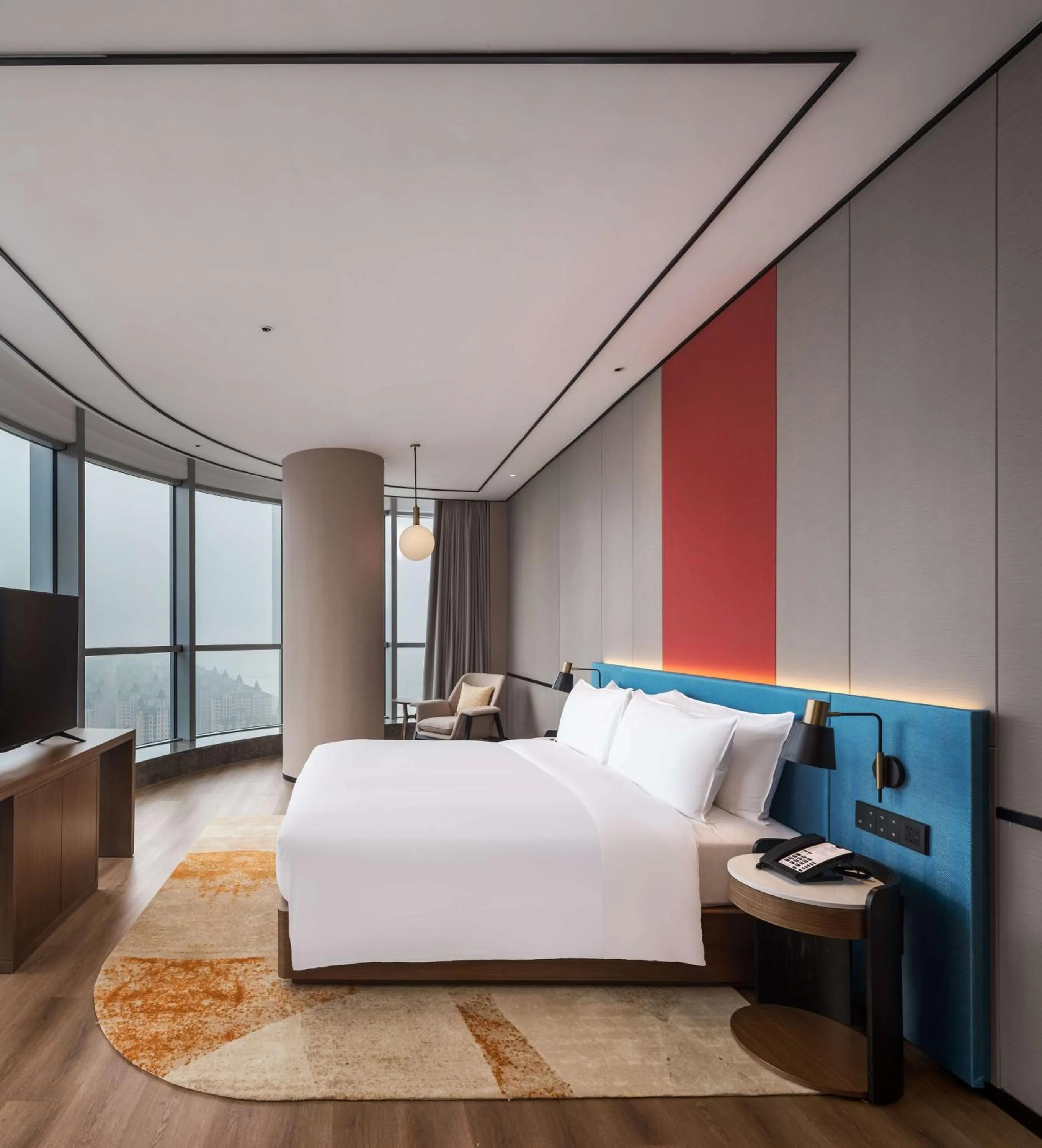 Bed in Hilton Garden Inn Taiyuan Binhe