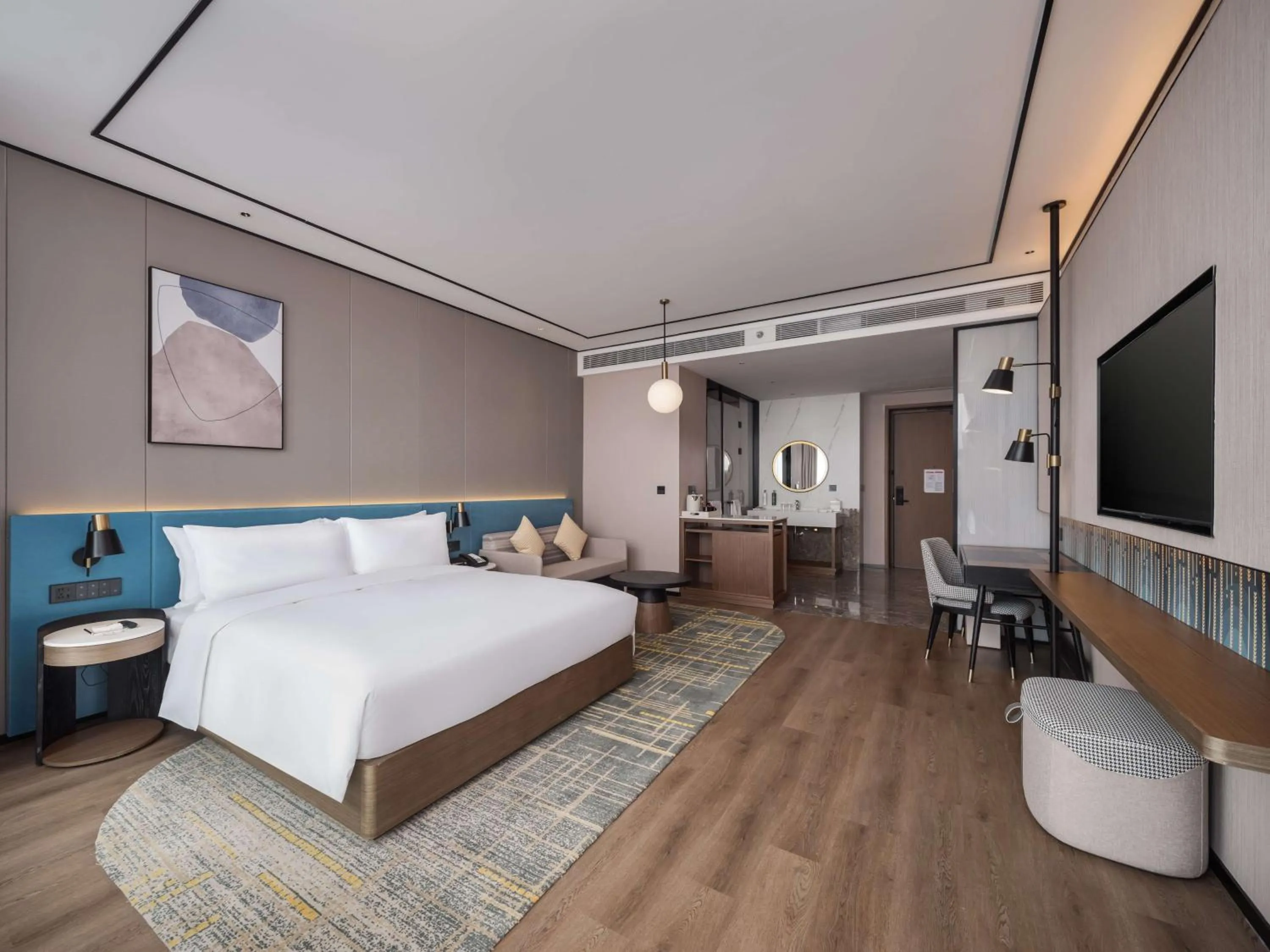 Bedroom, Bed in Hilton Garden Inn Taiyuan Binhe