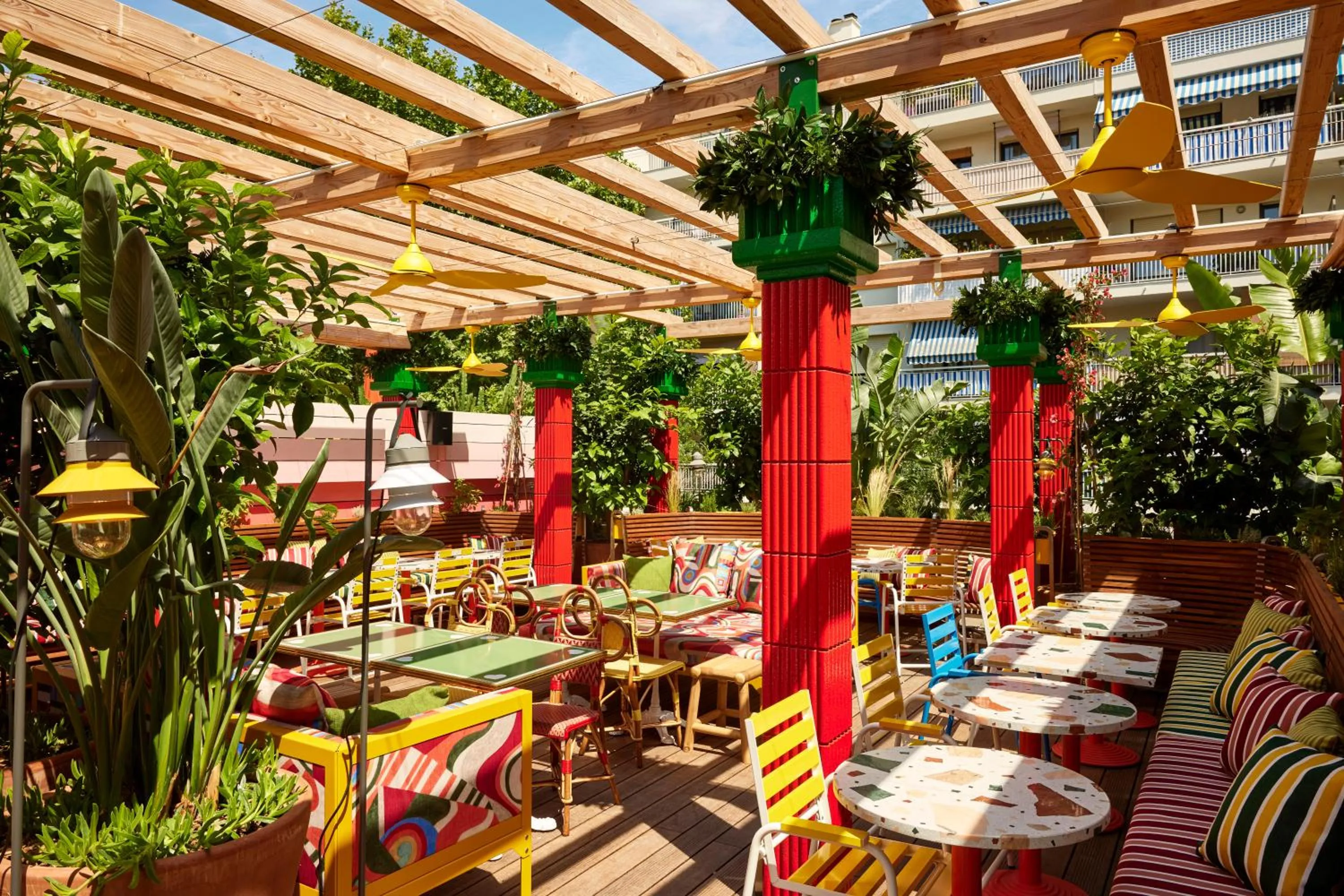 Balcony/Terrace in Mama Shelter Nice