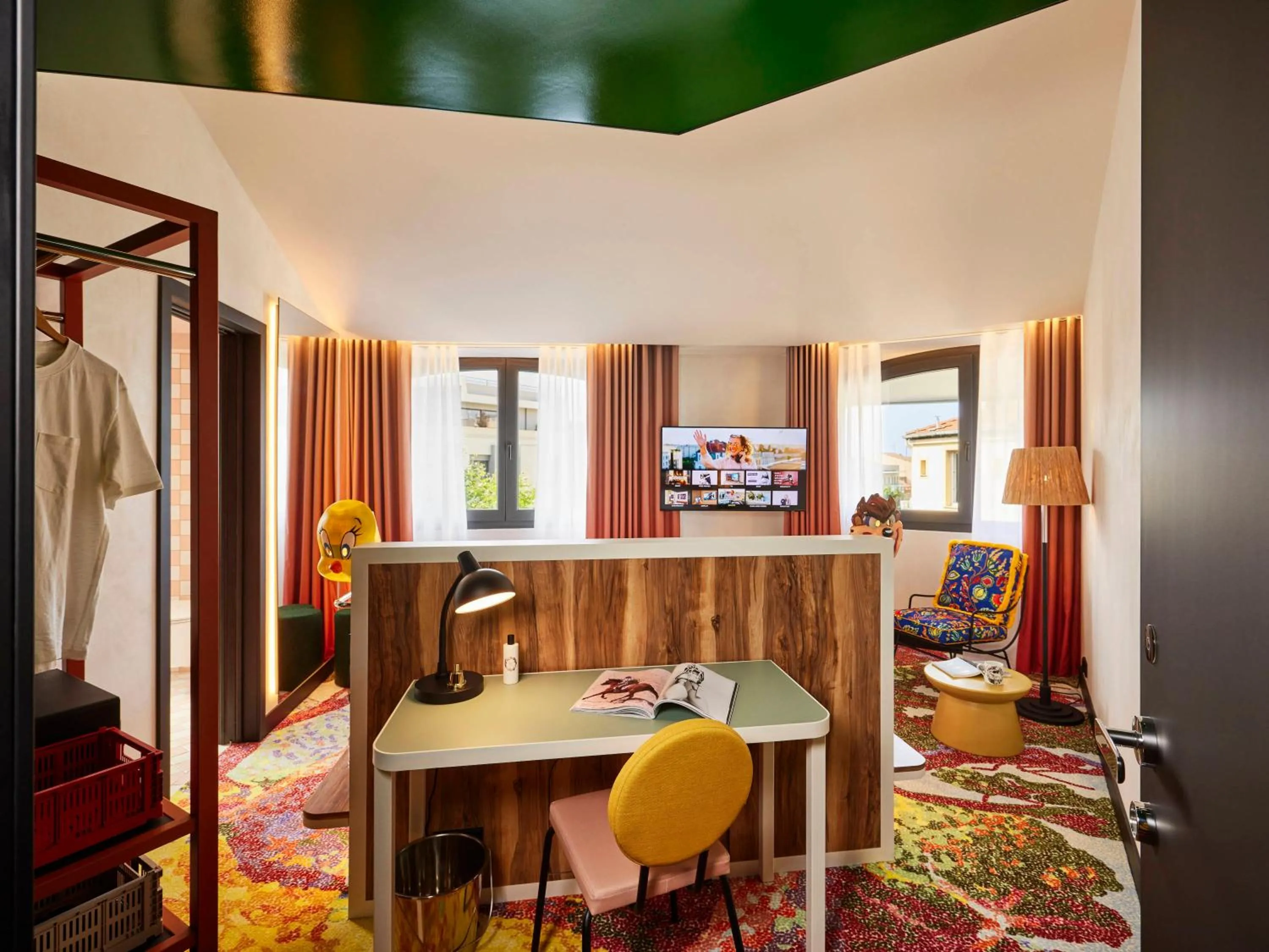 Decorative detail in Mama Shelter Nice