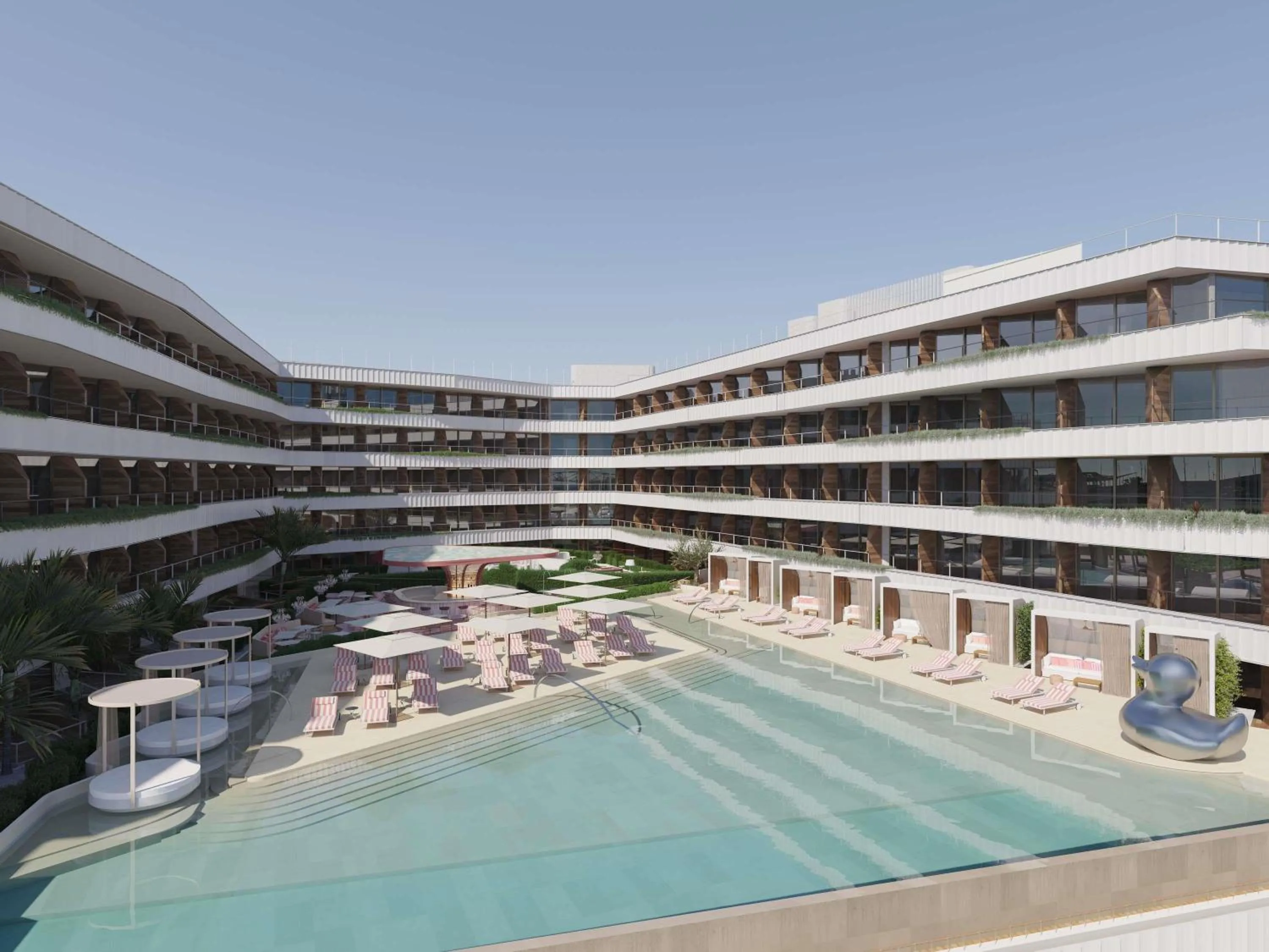 Lounge or bar in SLS Barcelona