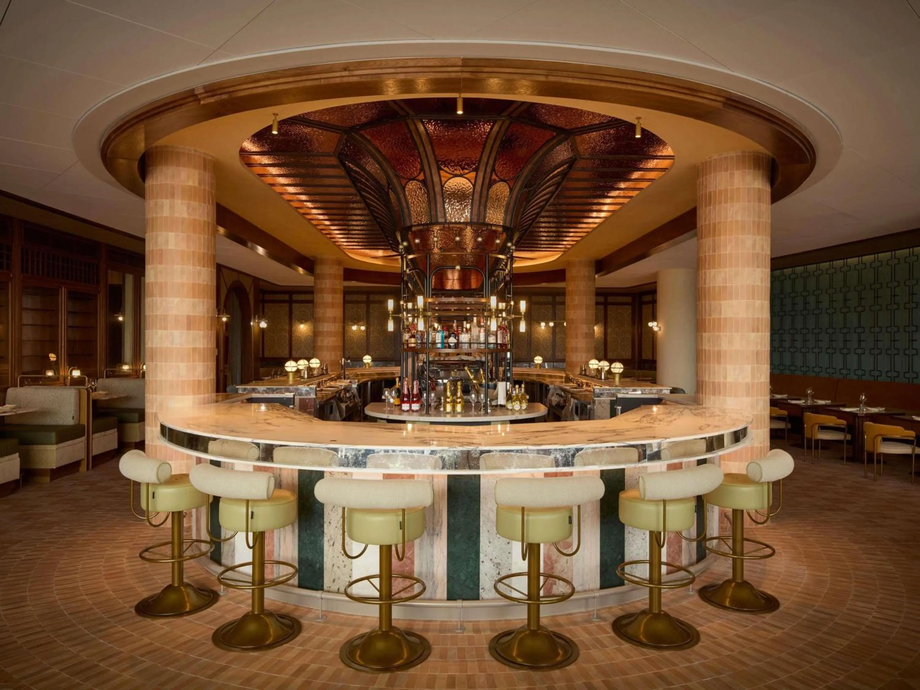 Lounge or bar in SLS Barcelona