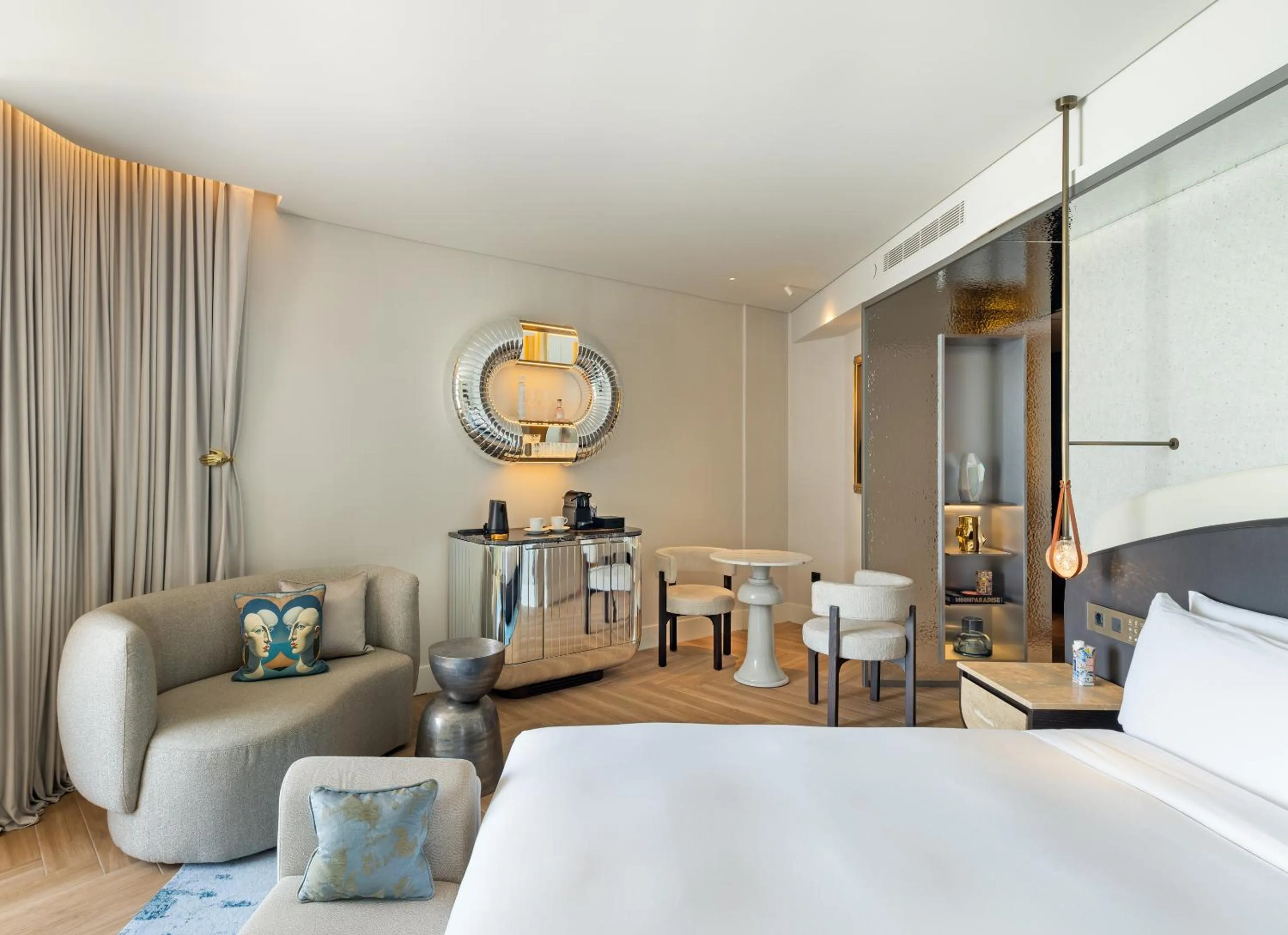 Bed in SLS Barcelona