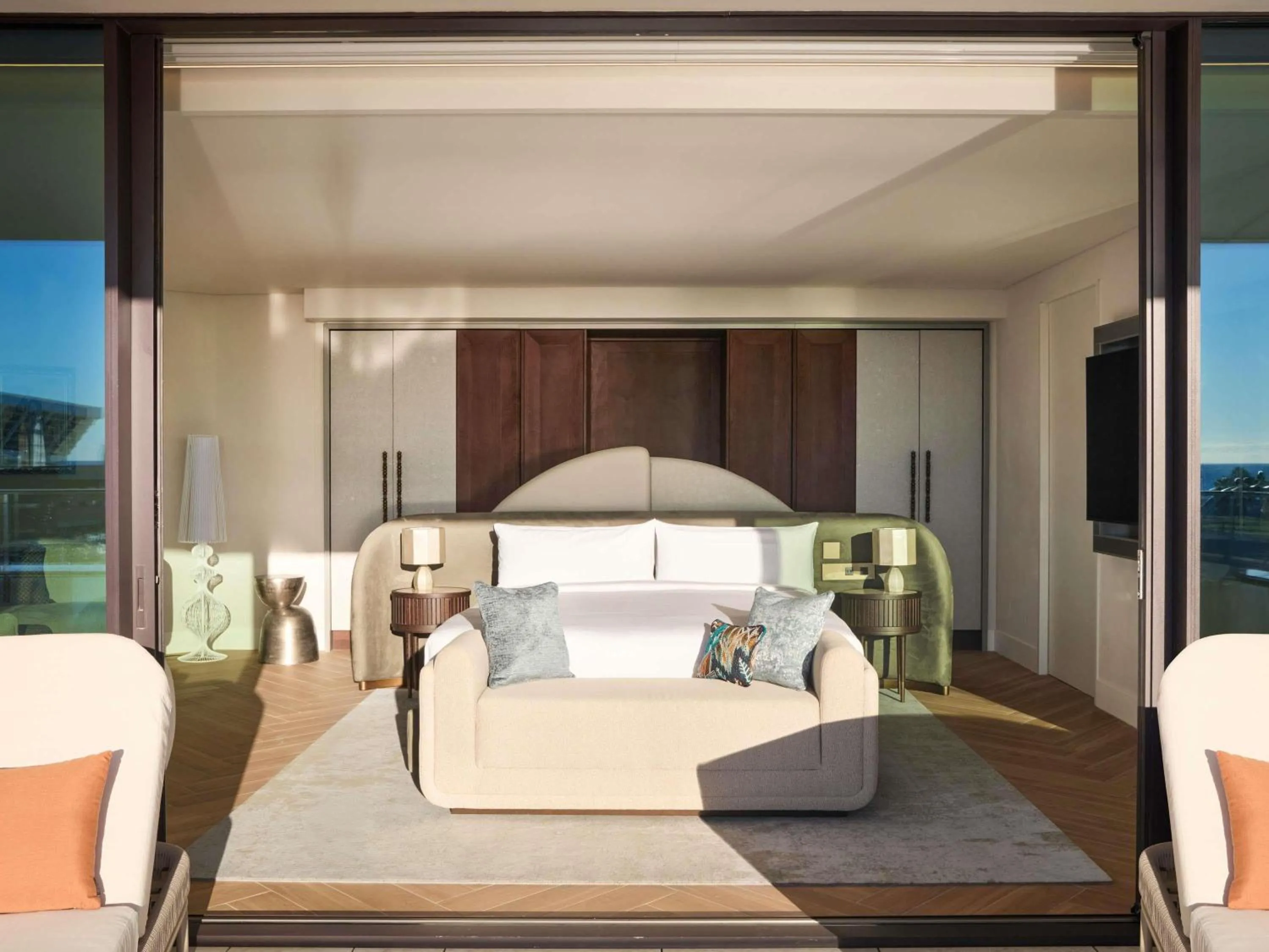 Photo of the whole room, Bed in SLS Barcelona