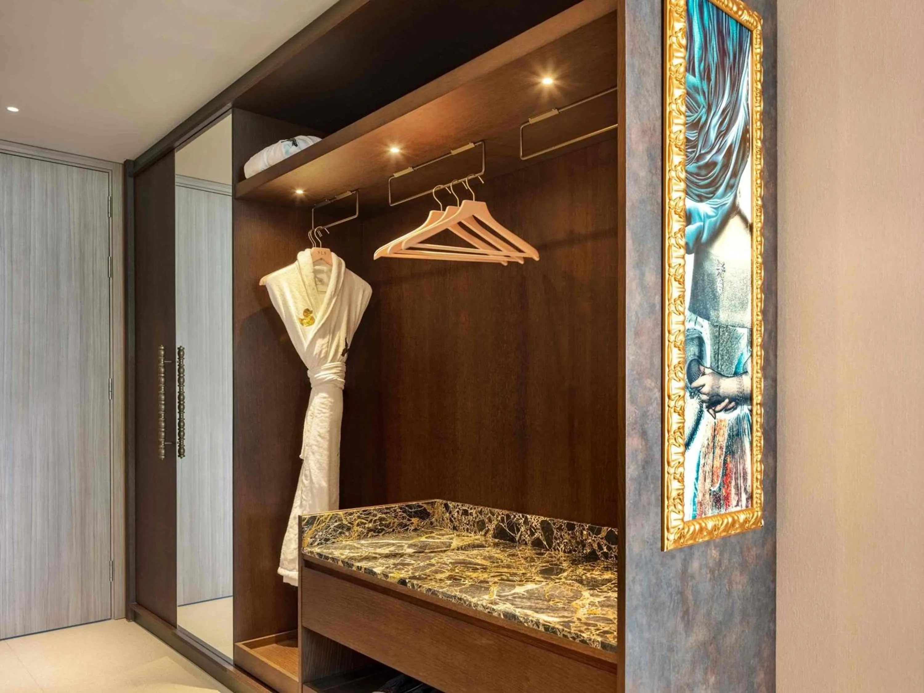 Bedroom in SLS Barcelona