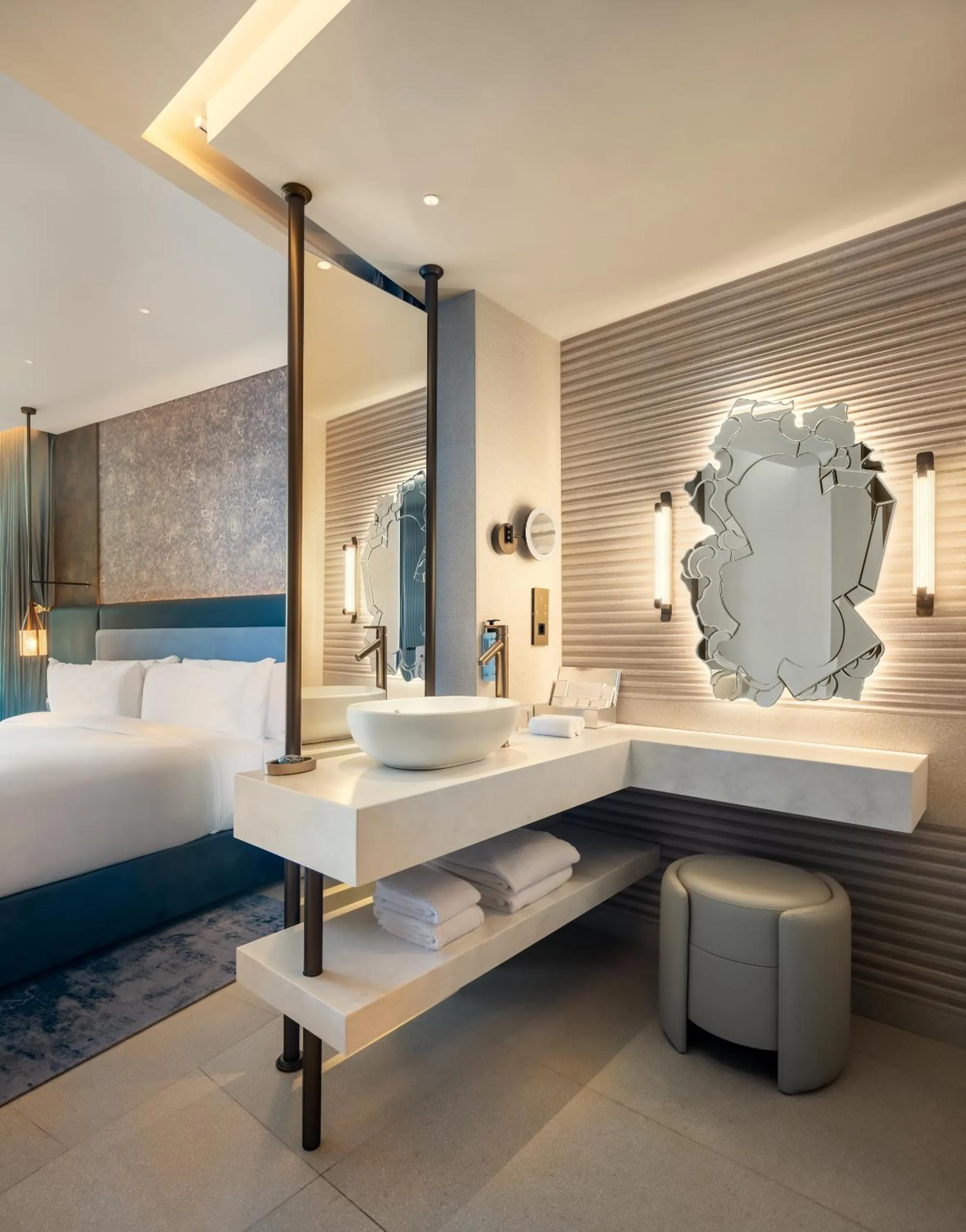 Bed in SLS Barcelona