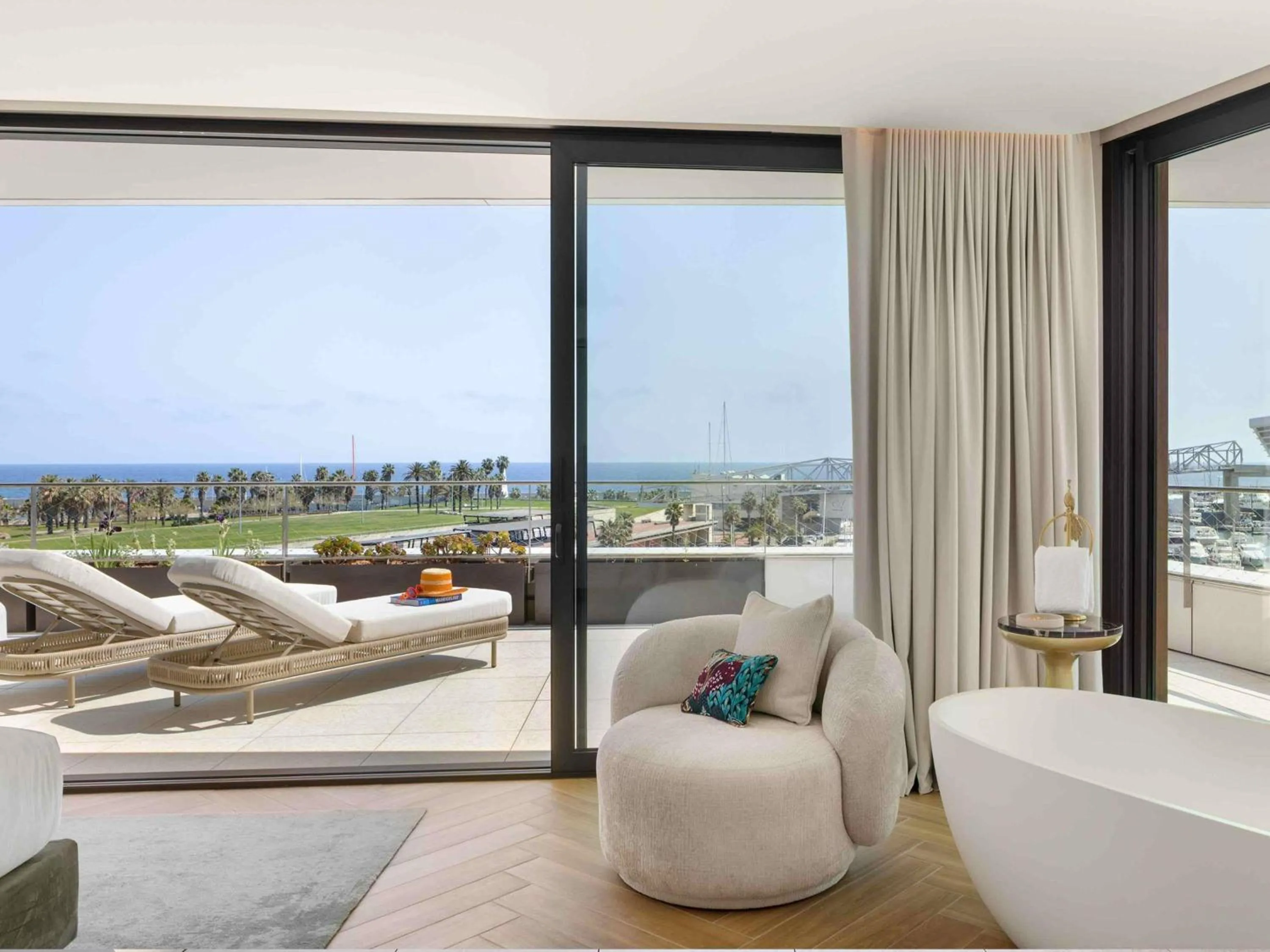 Bedroom in SLS Barcelona