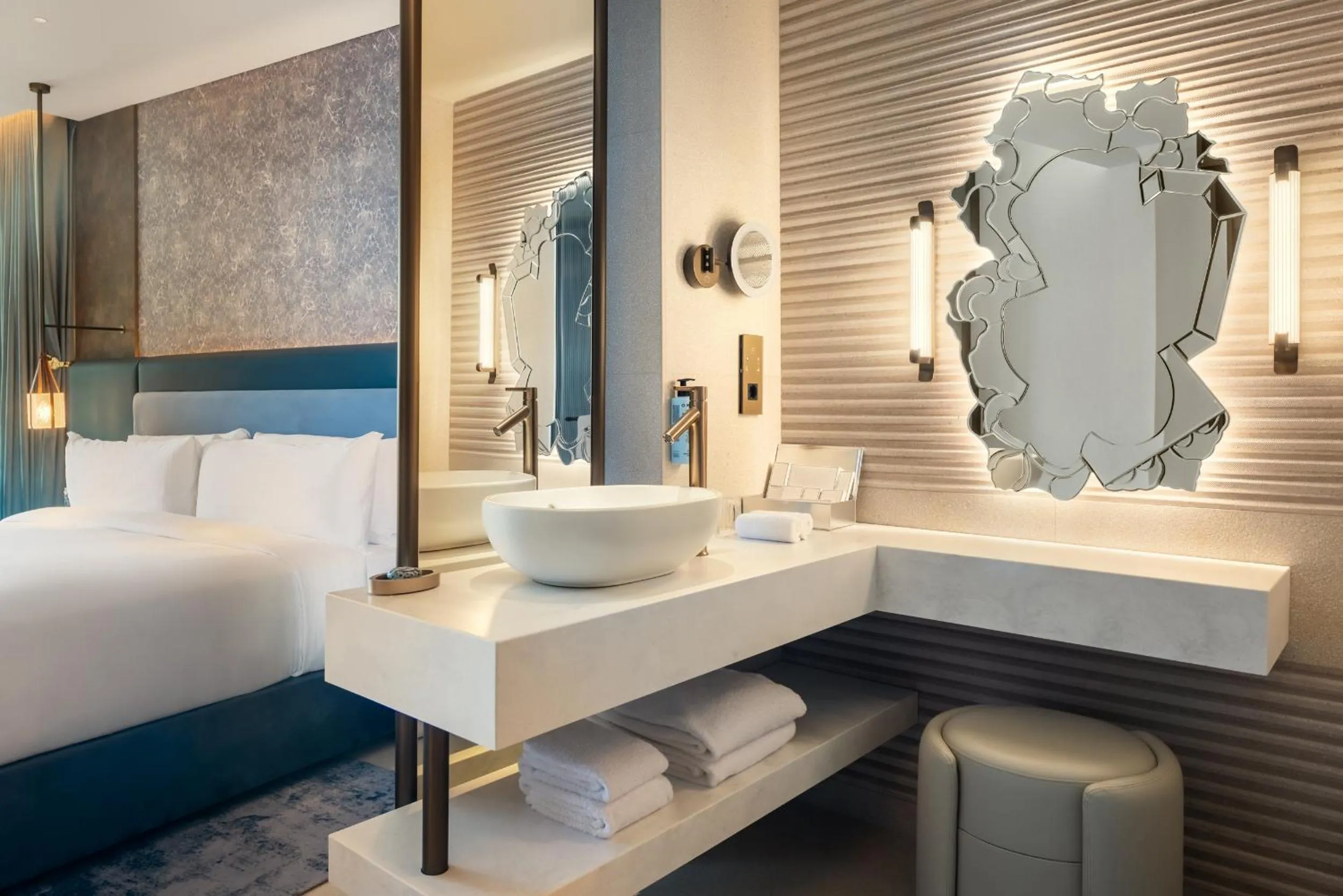 Bed in SLS Barcelona