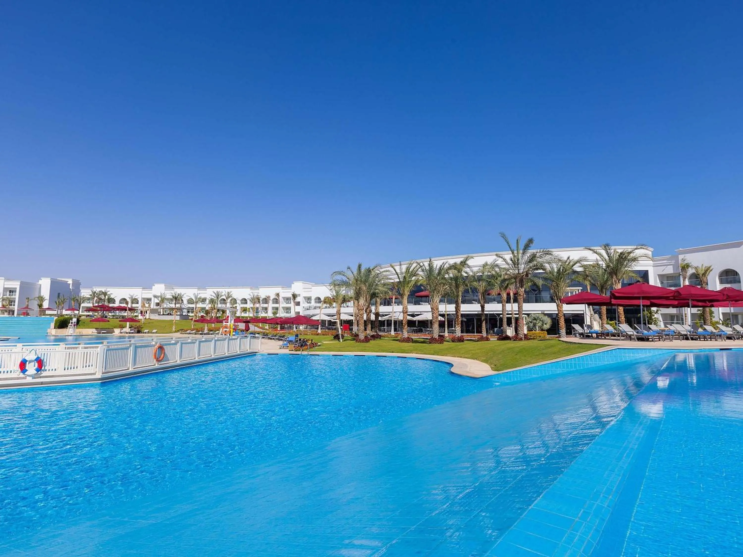 Pool view in Rixos Radamis Sharm El Sheikh