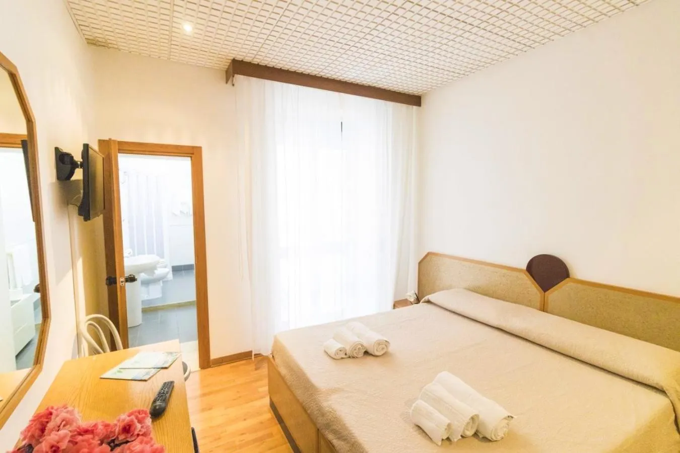 Bed in Albergo Palazzo