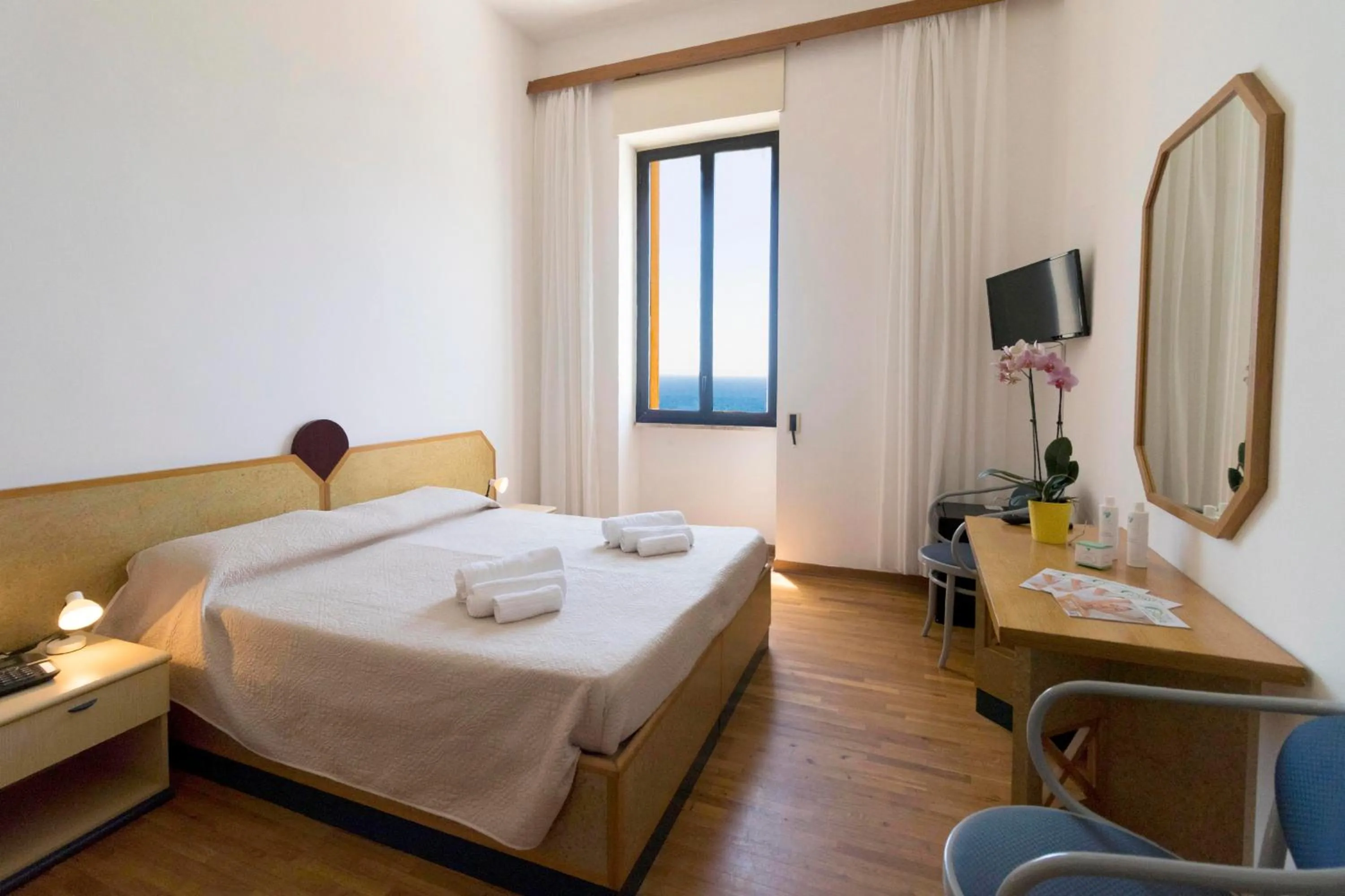 Bed in Albergo Palazzo