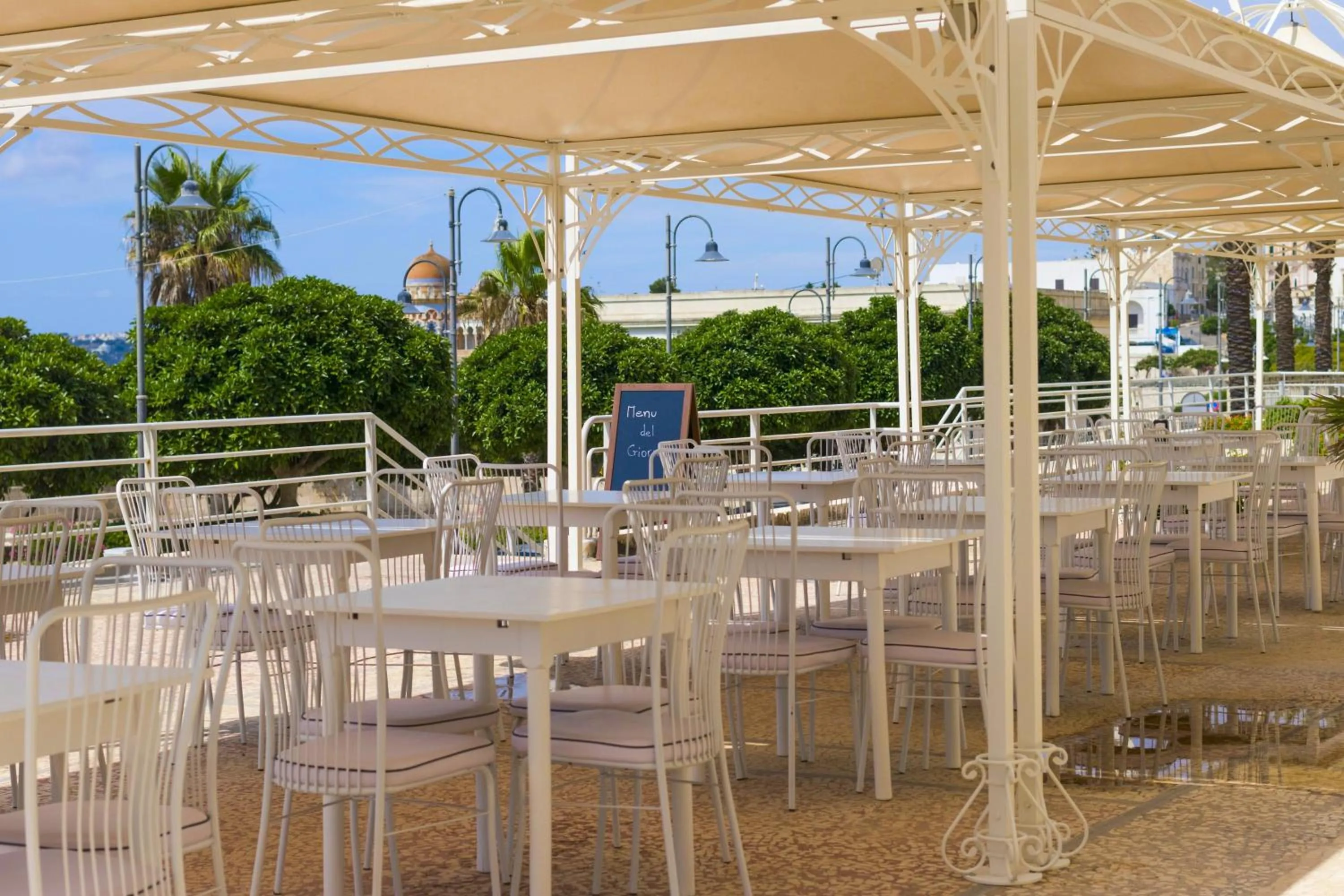 Balcony/Terrace in Albergo Palazzo