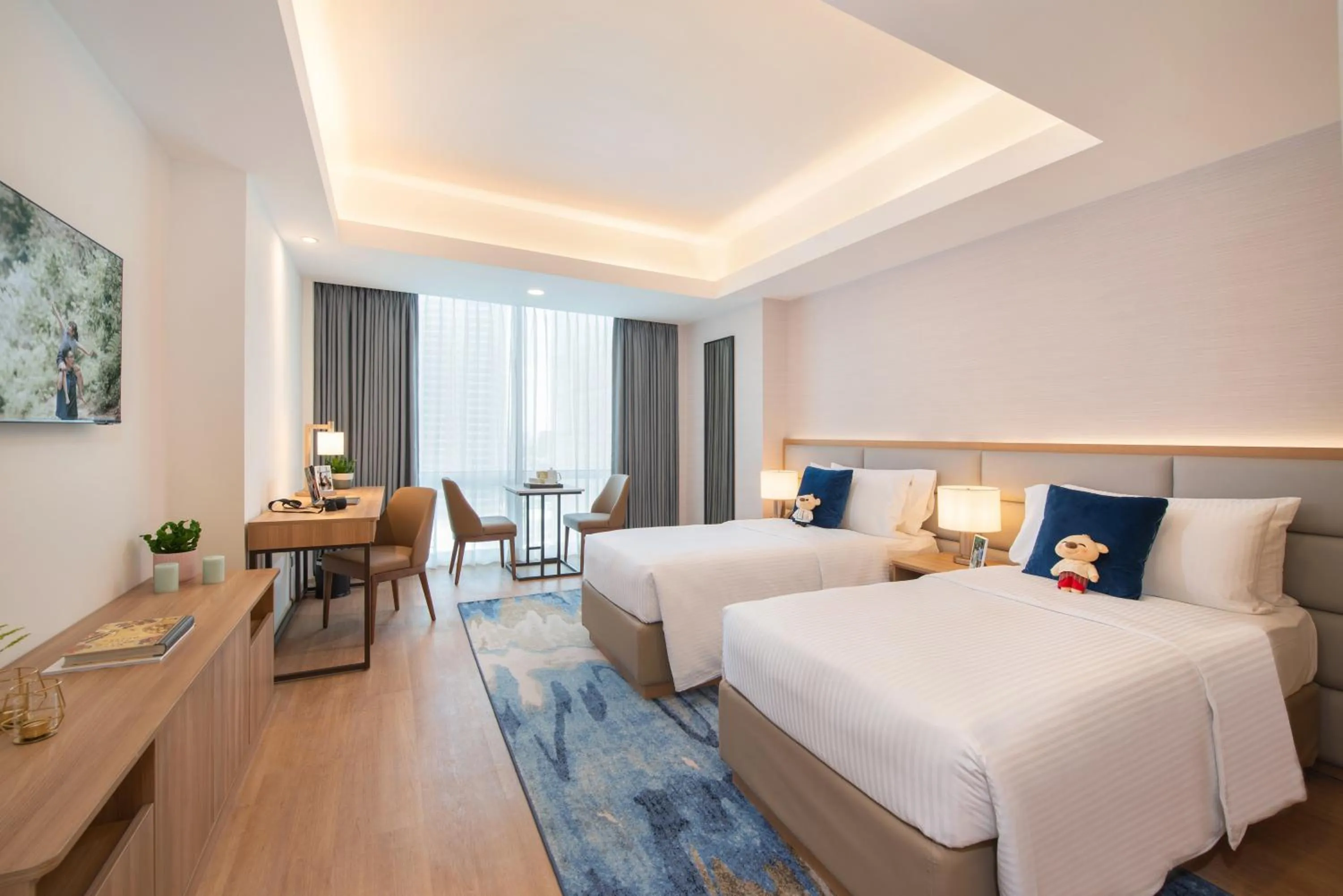 Bedroom, Bed in Somerset Valero Makati