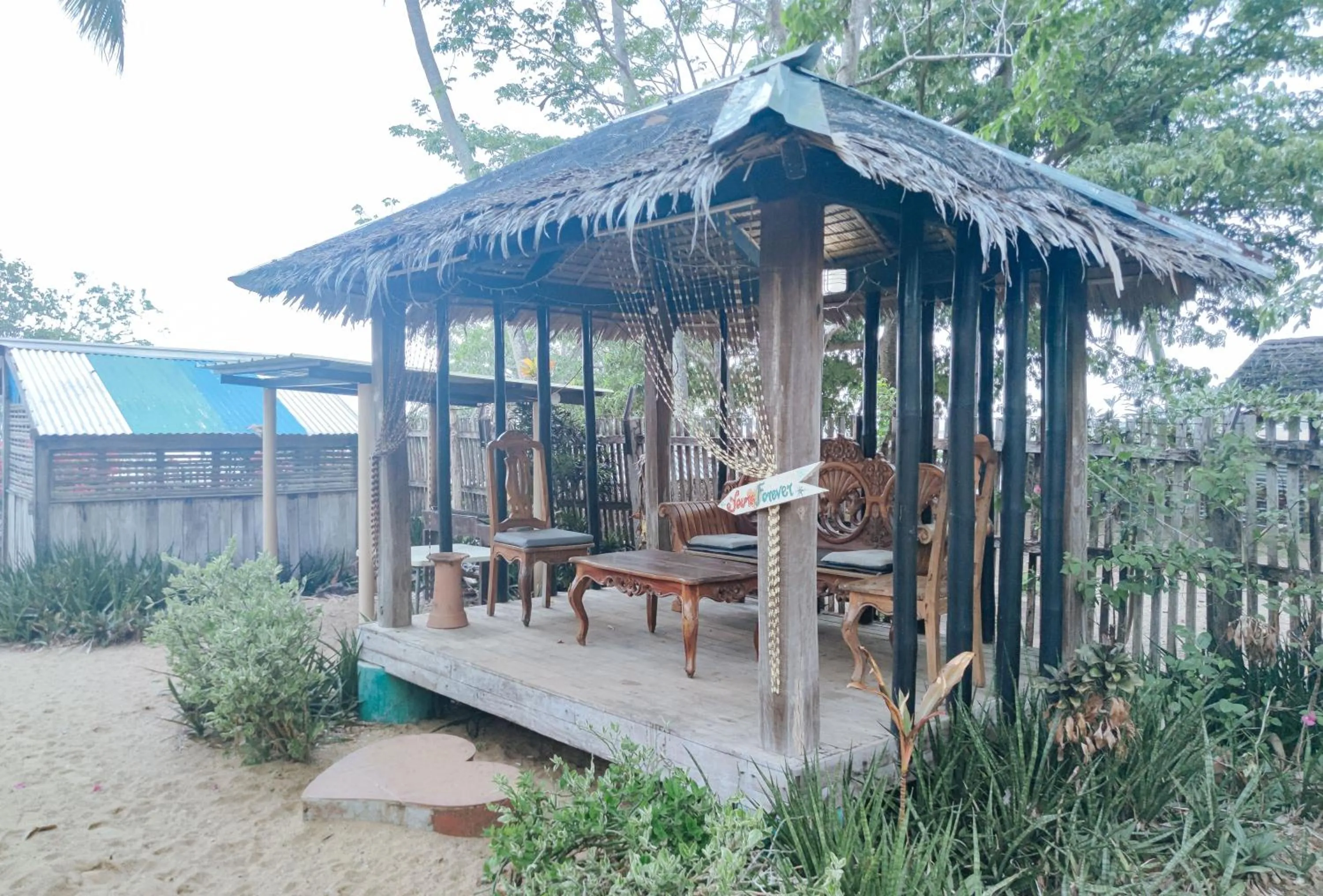 Seating area in The Clara Beach and Guest House