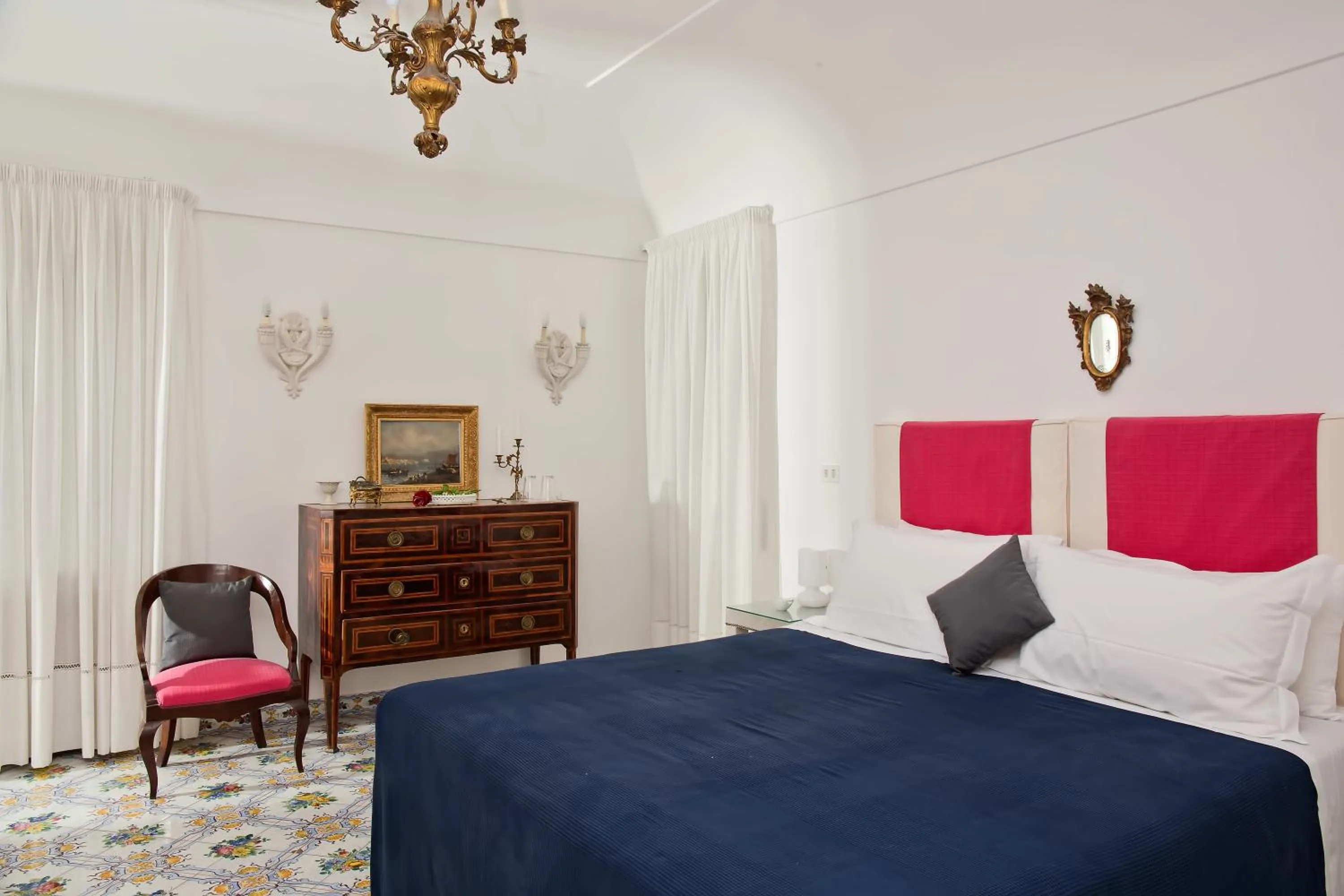 Bedroom, Bed in Villa Silia