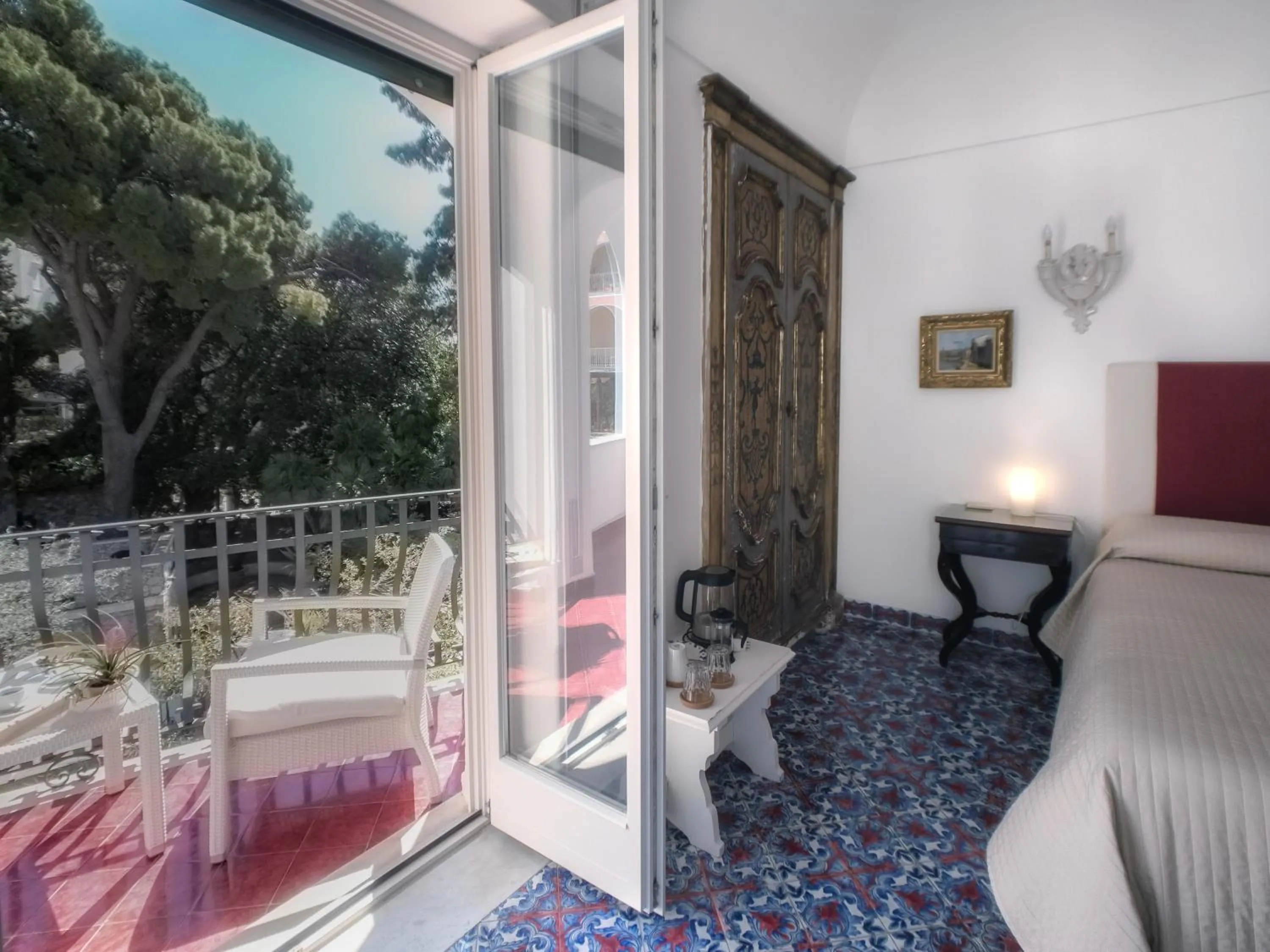 Garden, Bed in Villa Silia