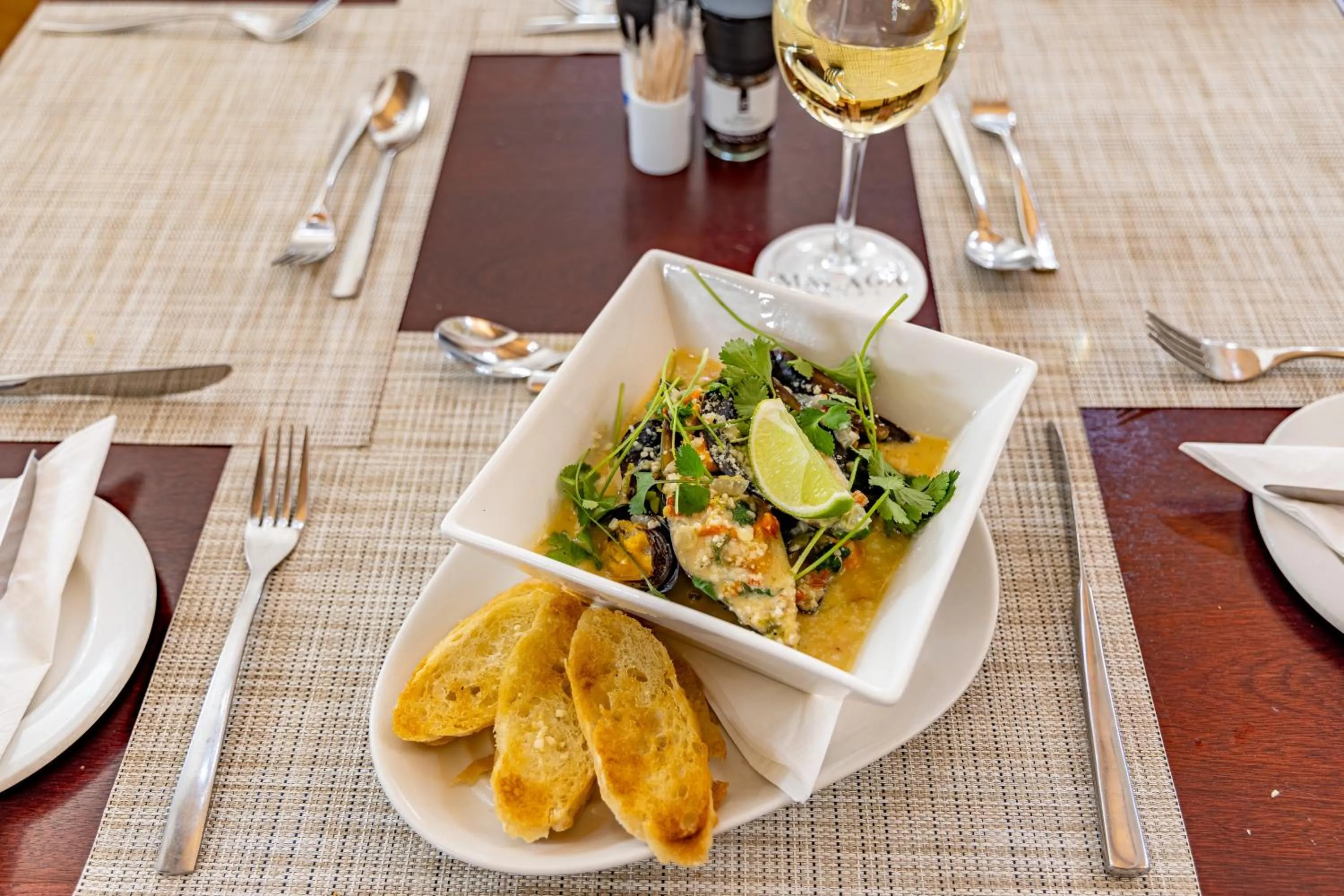 Food close-up in Malaga Hotel