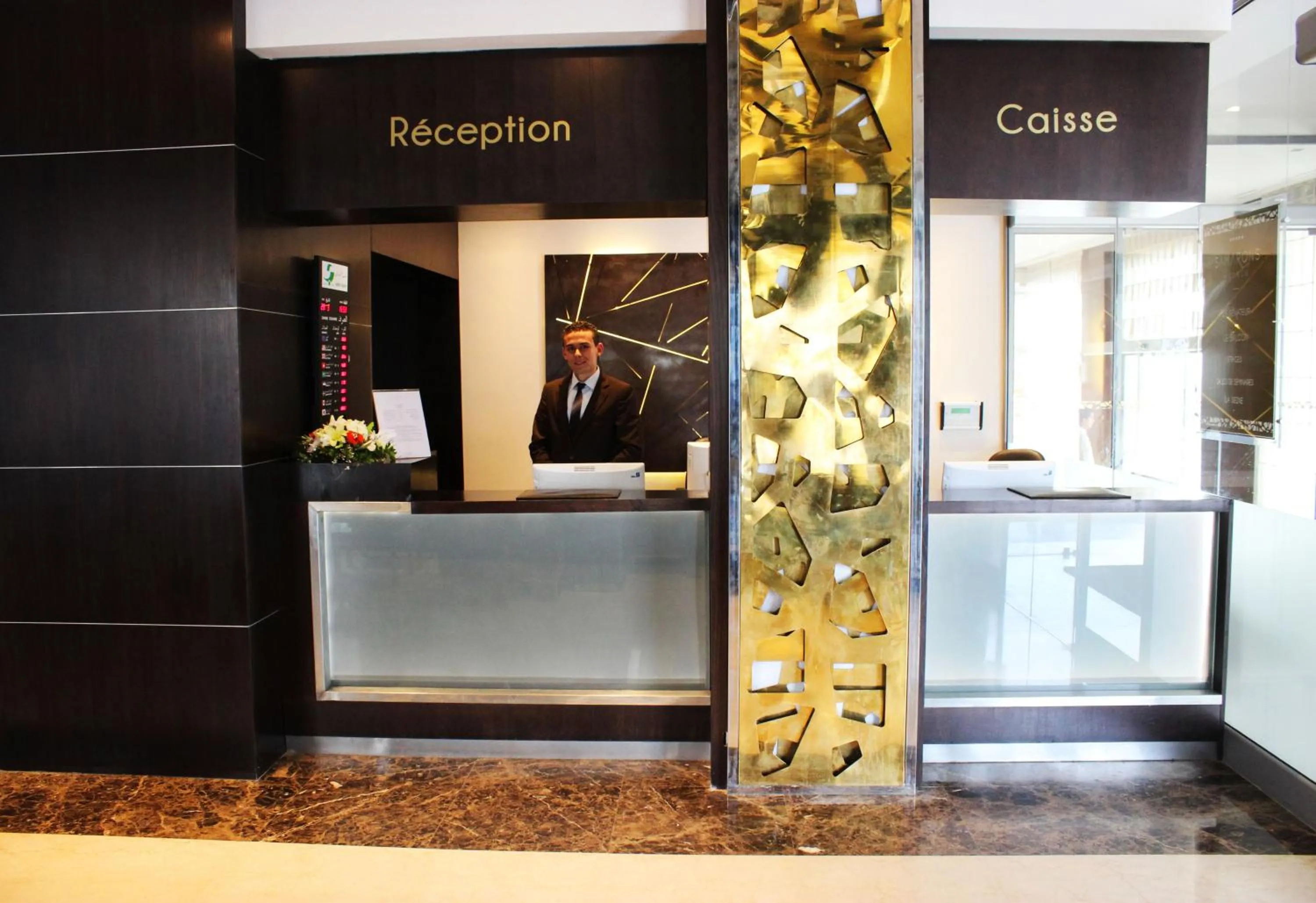 Lobby or reception in Samarons Hotels