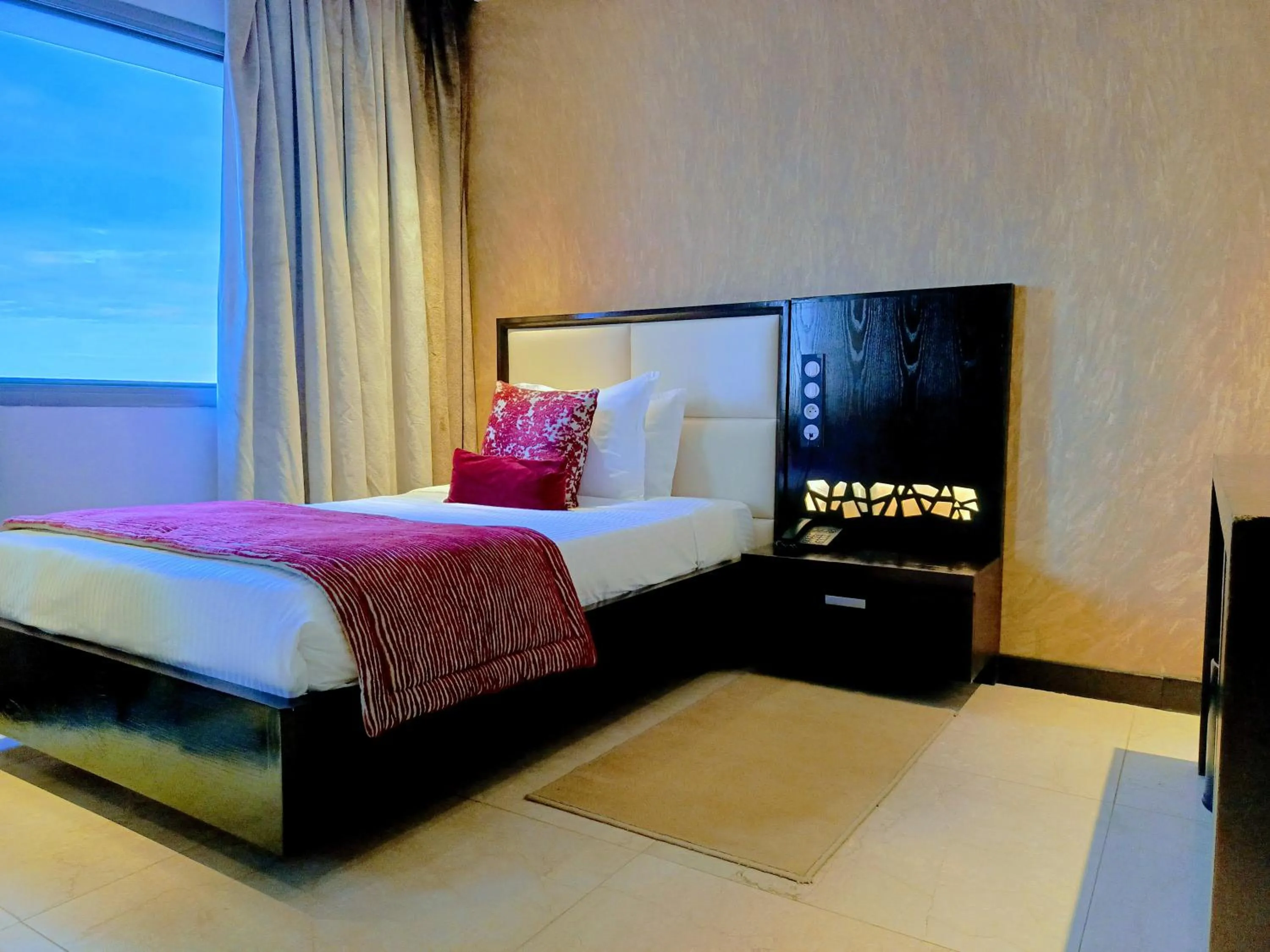 Bed in Samarons Hotels